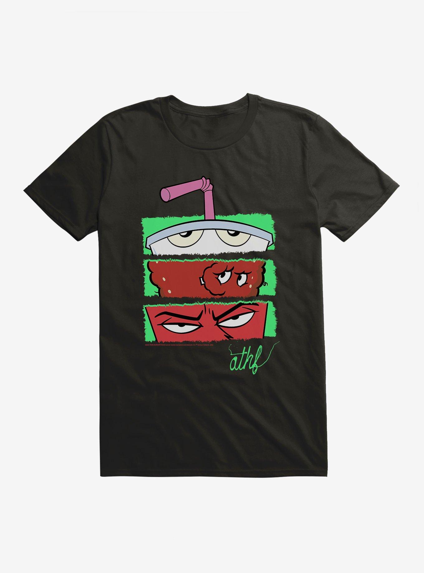 Aqua Teen Hunger Force Match 3 Face Tiles T-Shirt, , hi-res