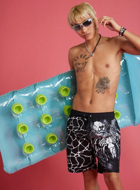 Marvel Venom Split Swim Trunks Hot Topic