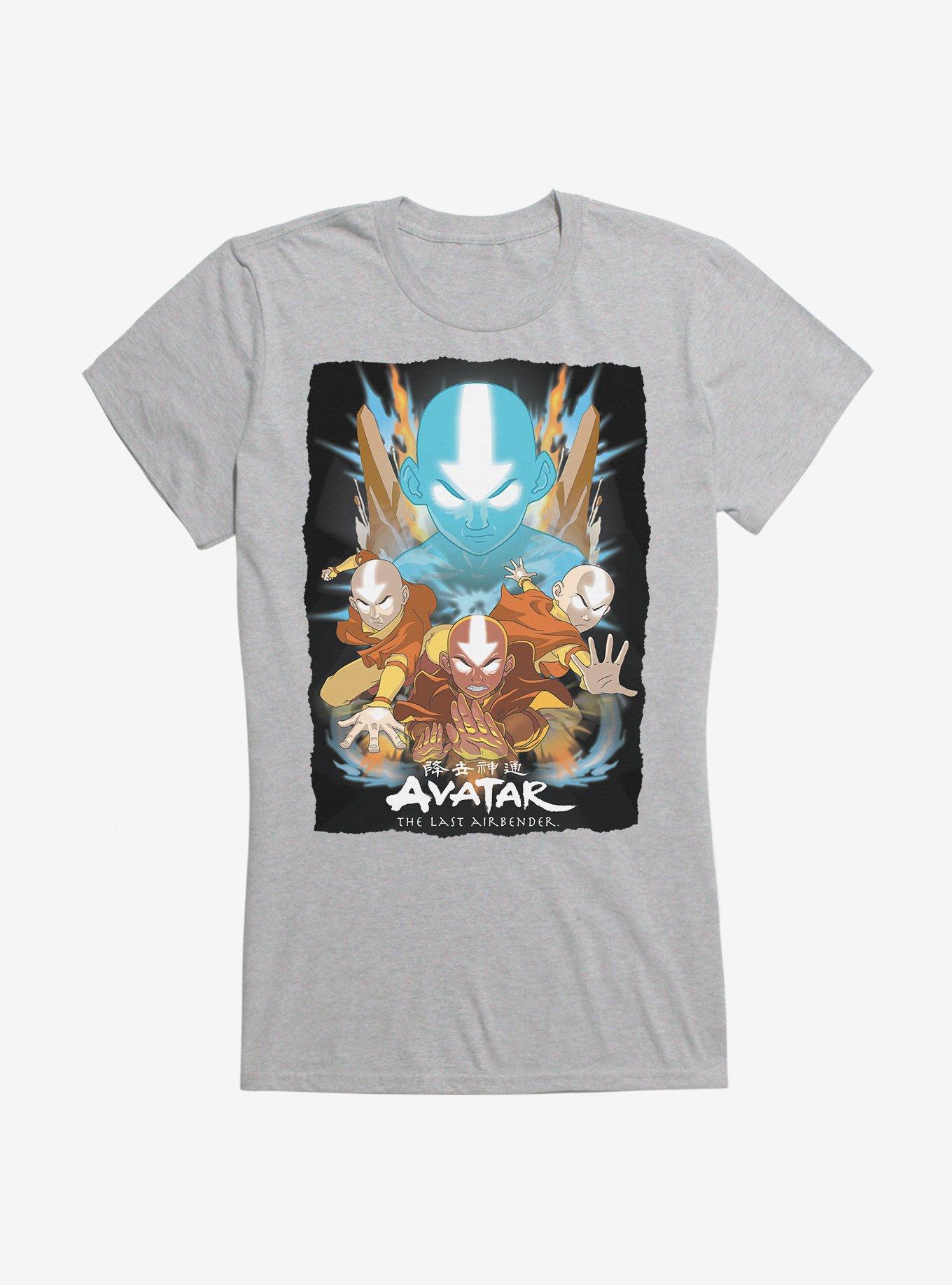 Avatar: The Last Airbender Aang Master Of All Elements Girls T-Shirt, , hi-res