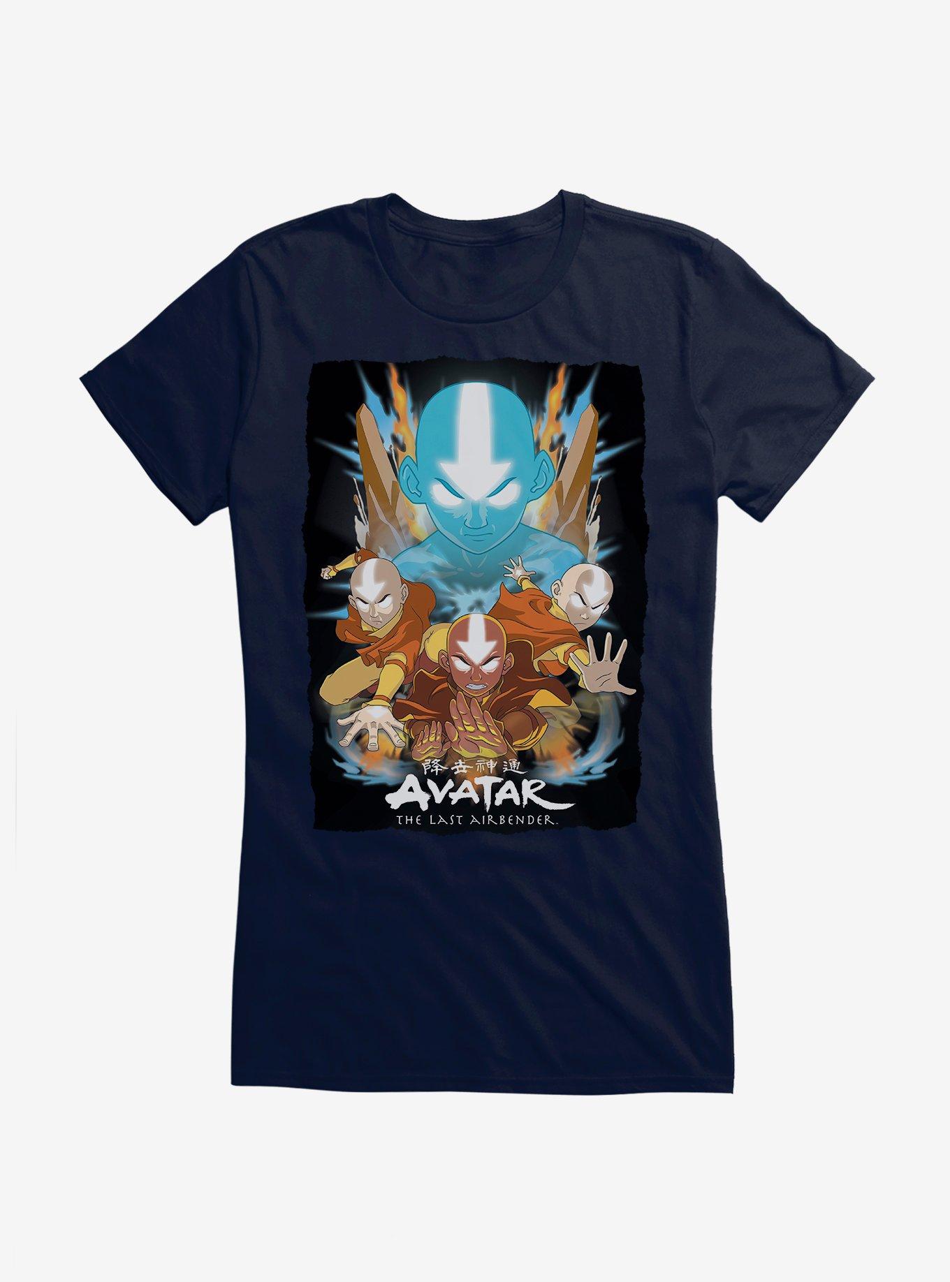 Avatar: The Last Airbender Aang Master Of All Elements Girls T-Shirt, , hi-res