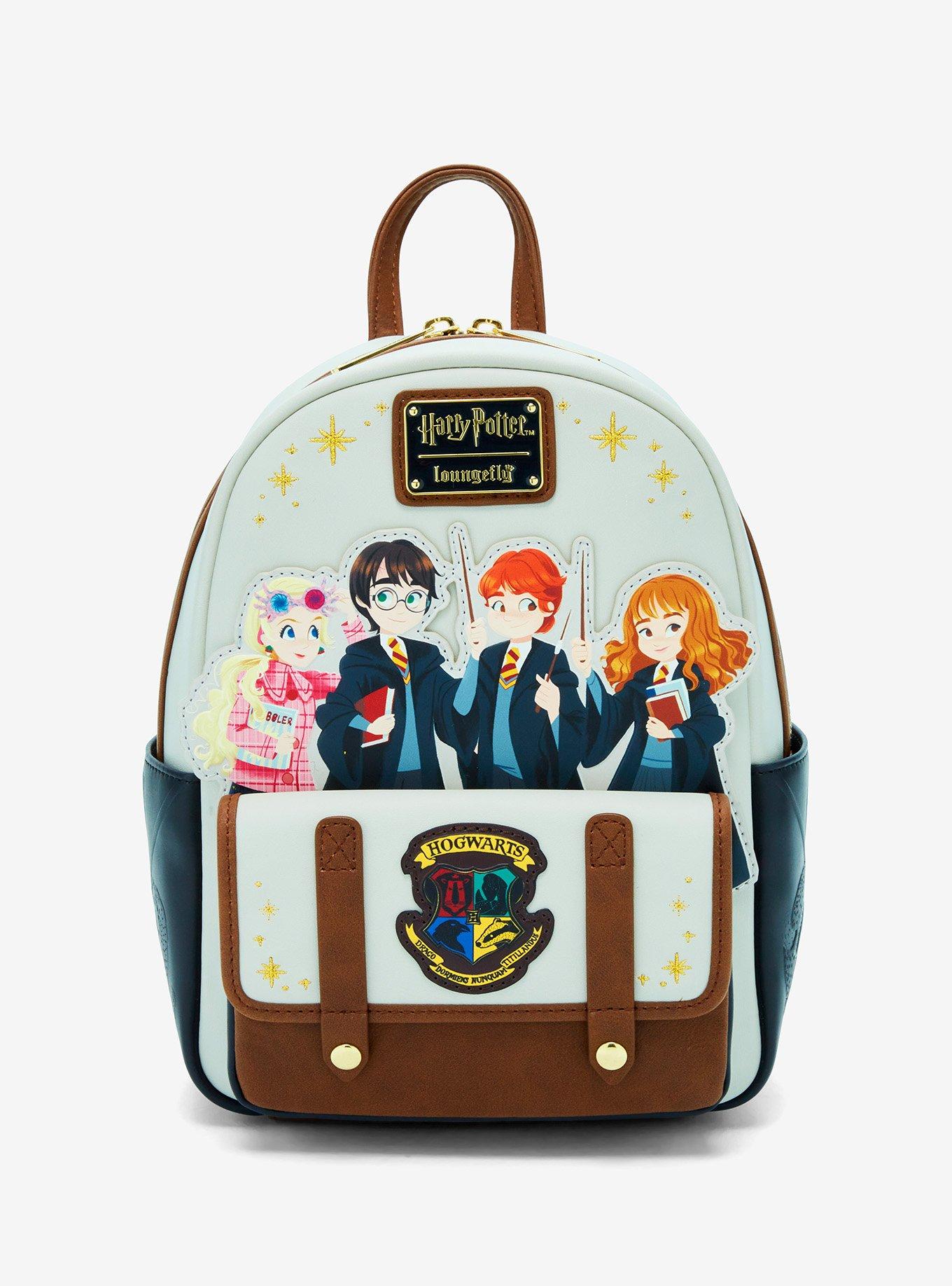 harry potter mini backpack hot topic Navy & Gold Quidditch The bacpack includes adjustable shoulder straps Loungefly Harry Potter Group Mini