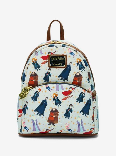 harry potter mini backpack hot topic Navy & Gold Quidditch this 10 Mini Backpack features an all over print design Harry Potter Symbols Mini Backpack
