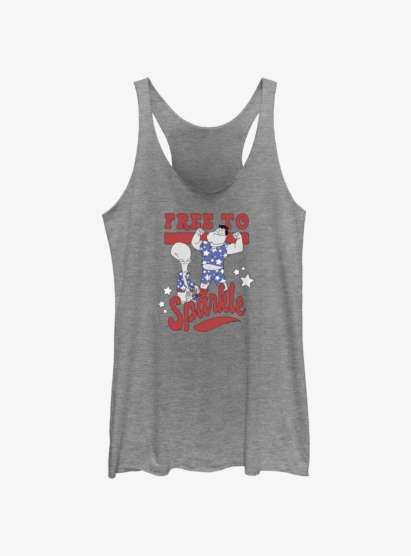 American Dad Free To Sparkle Girls Tank, , hi-res
