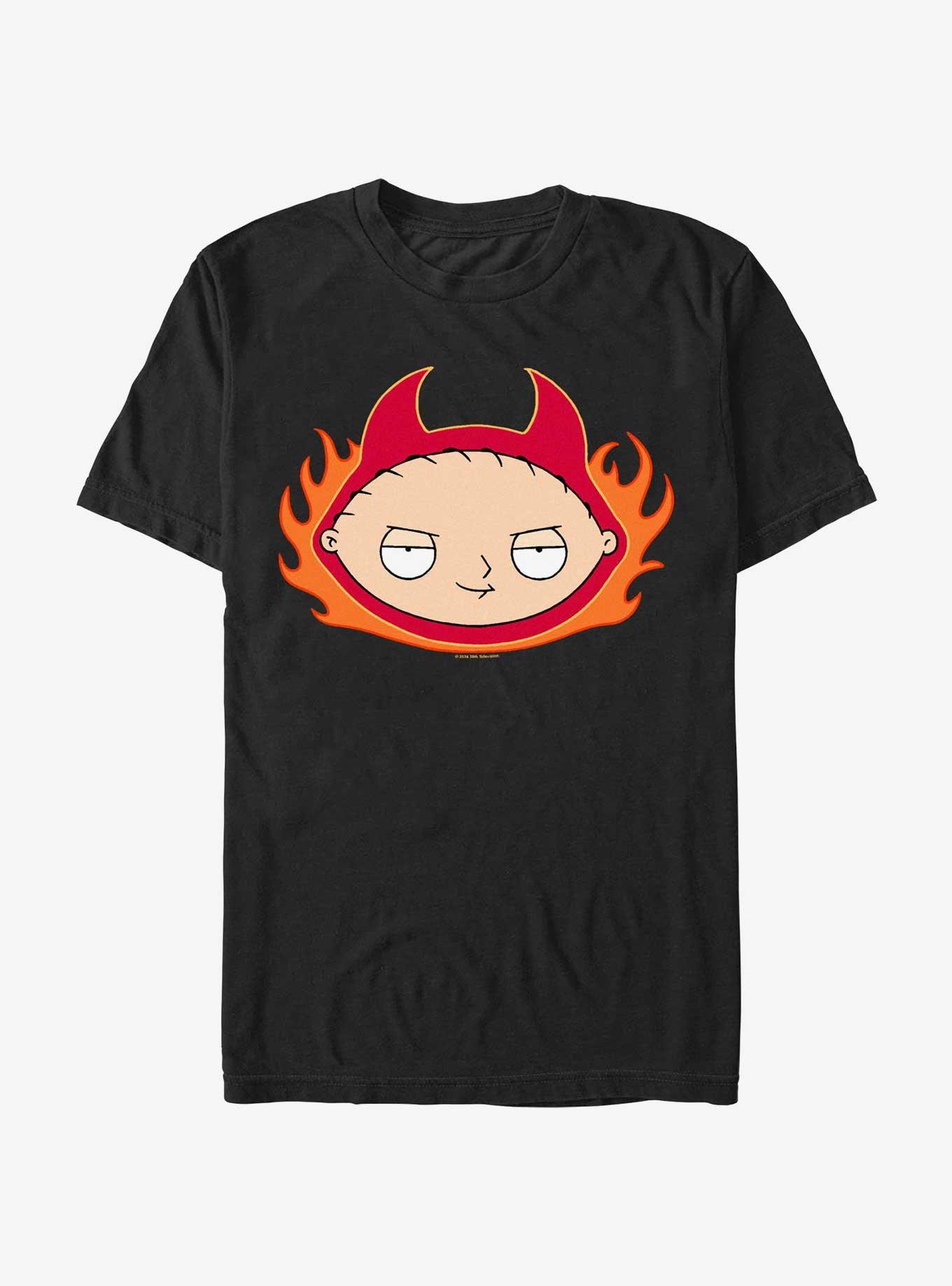 Family Guy Stewie Devil T-Shirt, BLACK, hi-res