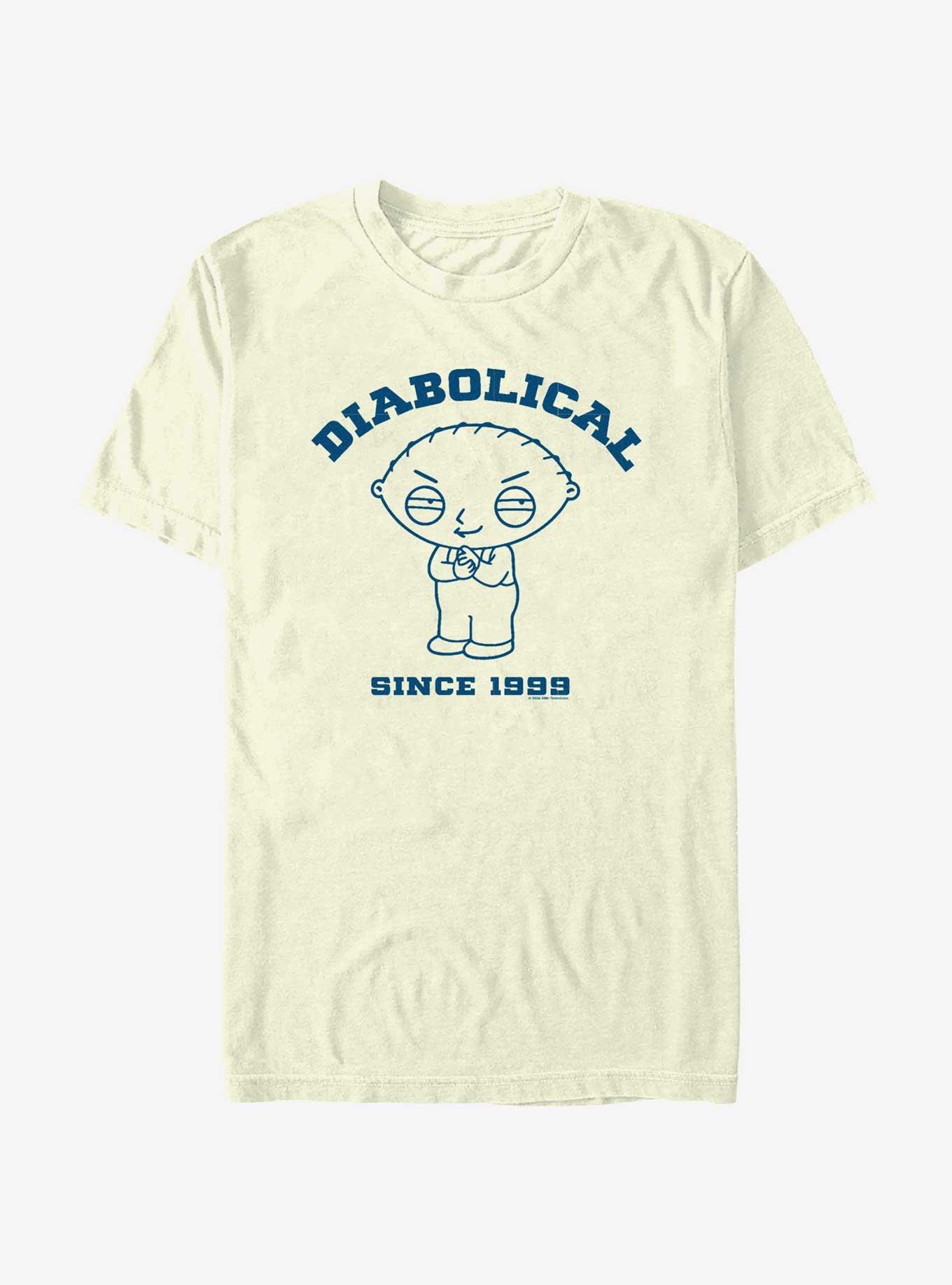 Family Guy Diabolical Stewie T-Shirt, NATURAL, hi-res