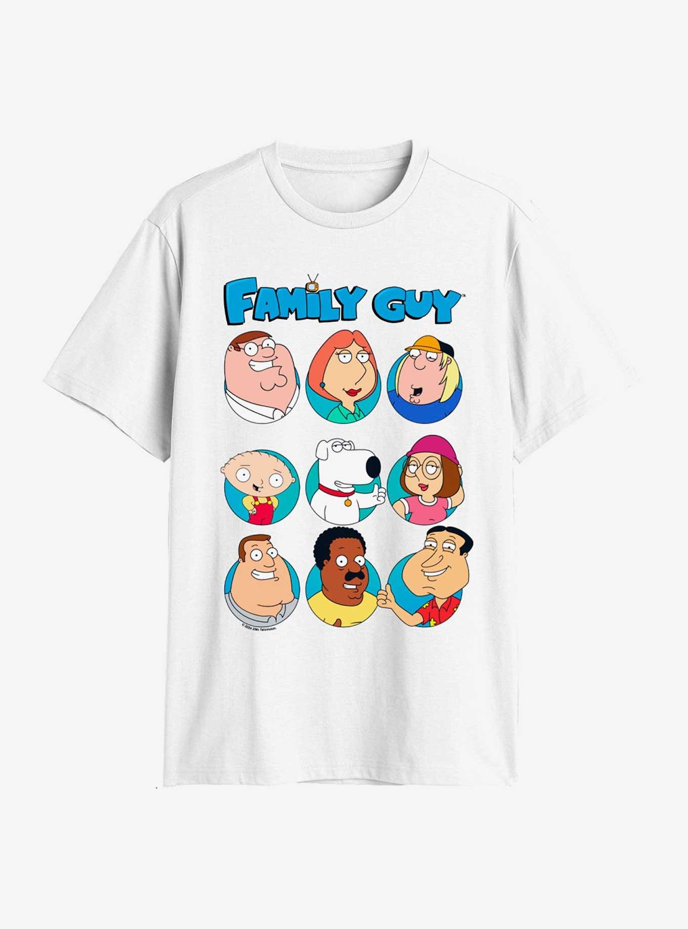 Family Guy Group Circle Picture T-Shirt, , hi-res