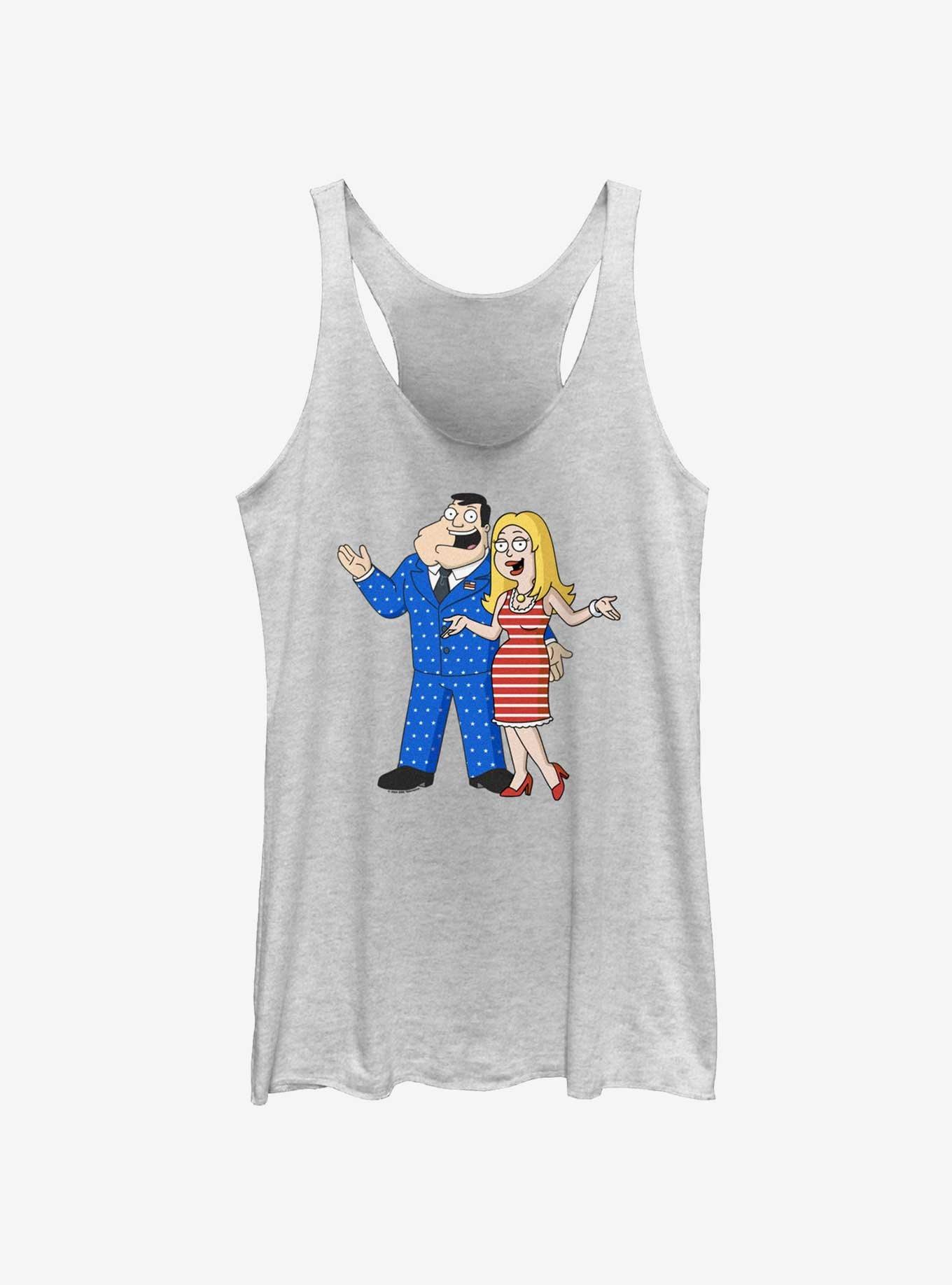 American Dad Stan & Fran Pose Girls Tank, , hi-res