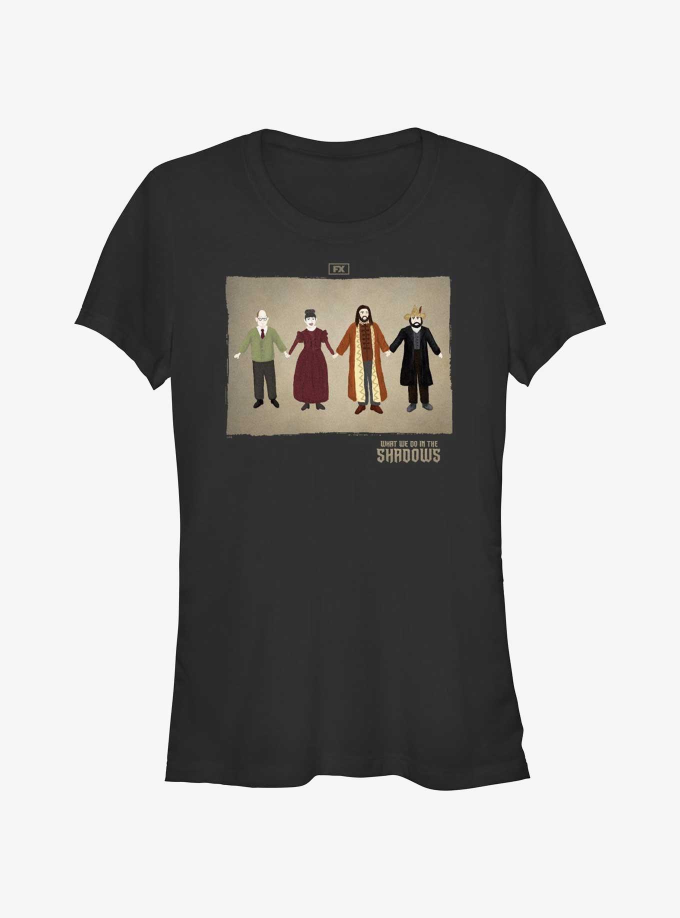 What We Do In The Shadows Painting Group Girls T-Shirt, , hi-res