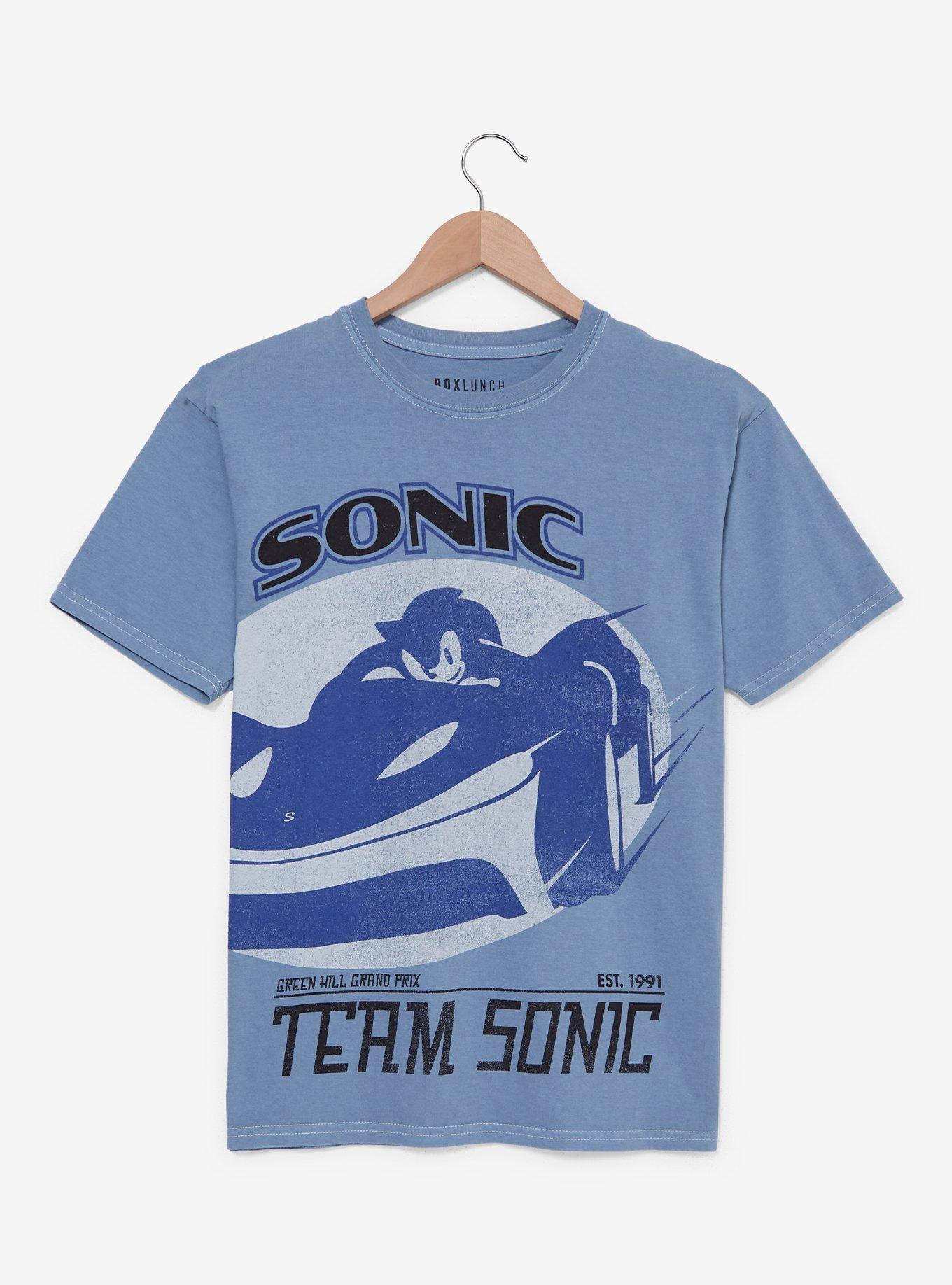 Sonic the Hedgehog Team Sonic Racing T-Shirt &mdash; BoxLunch Exclusive, SLATE, hi-res