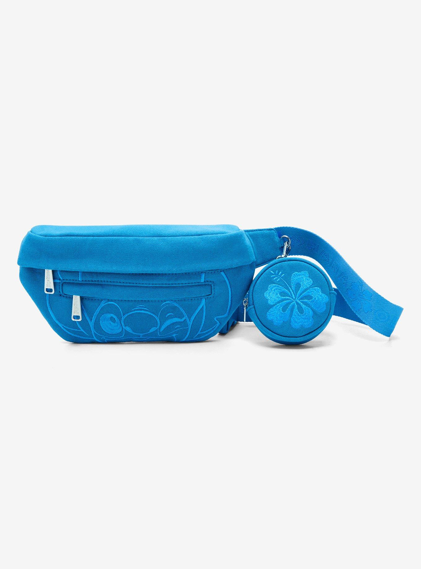 Loungefly Disney Lilo & Stitch Blue Stitch Belt Bag With
