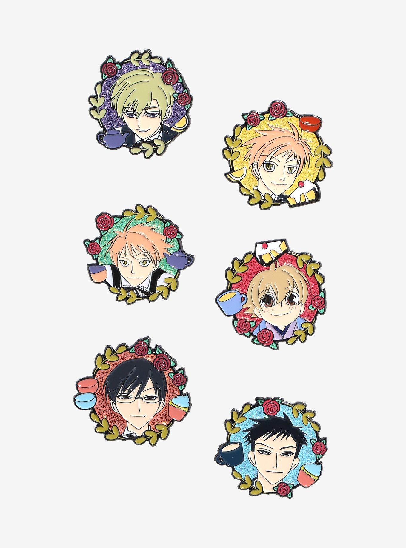 Ouran High School Host Club Tea Glitter Blind Box Enamel Pin, , hi-res