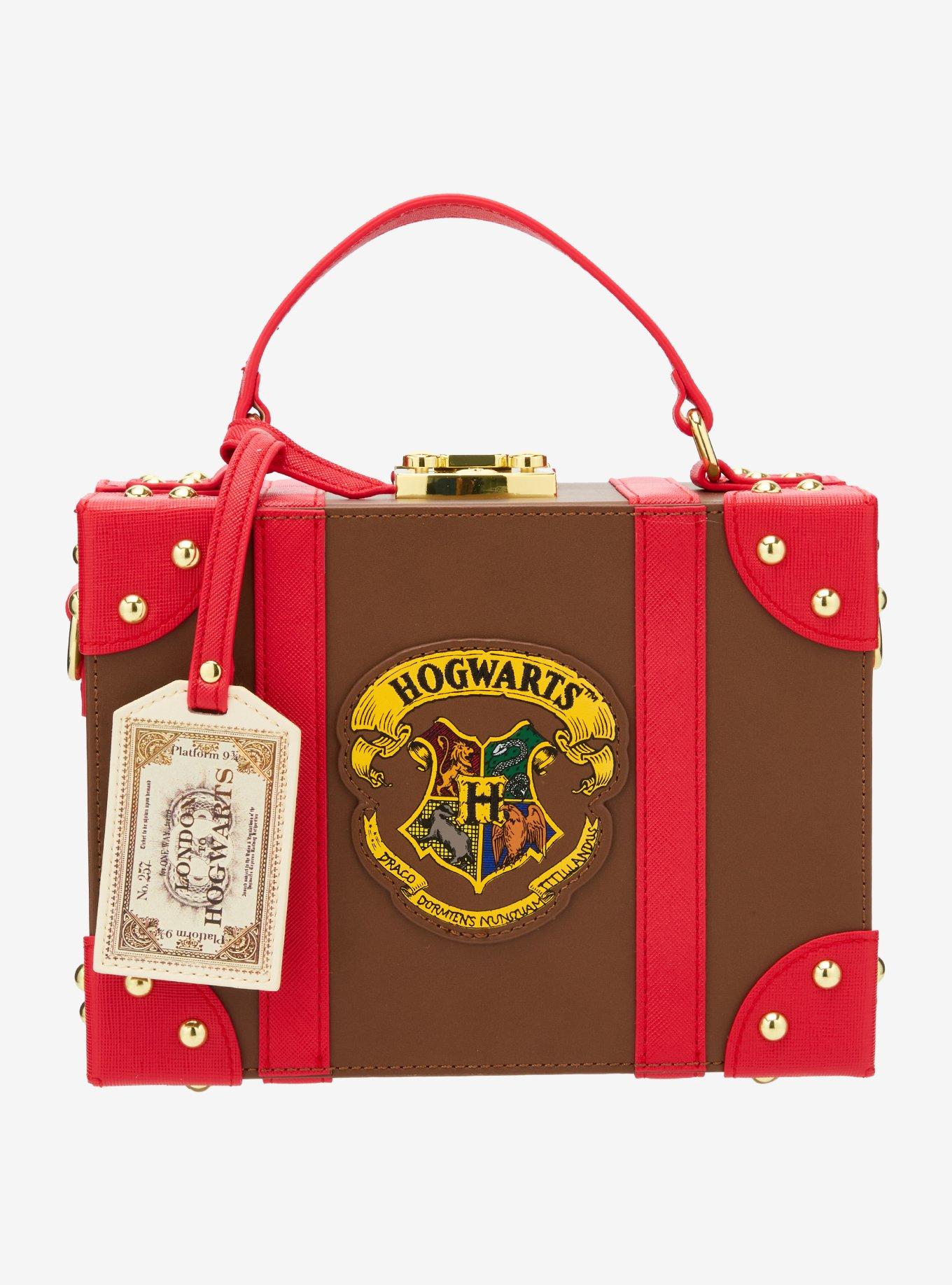 Loungefly Harry Potter Hogwarts Trunk Case Figural Crossbody Bag