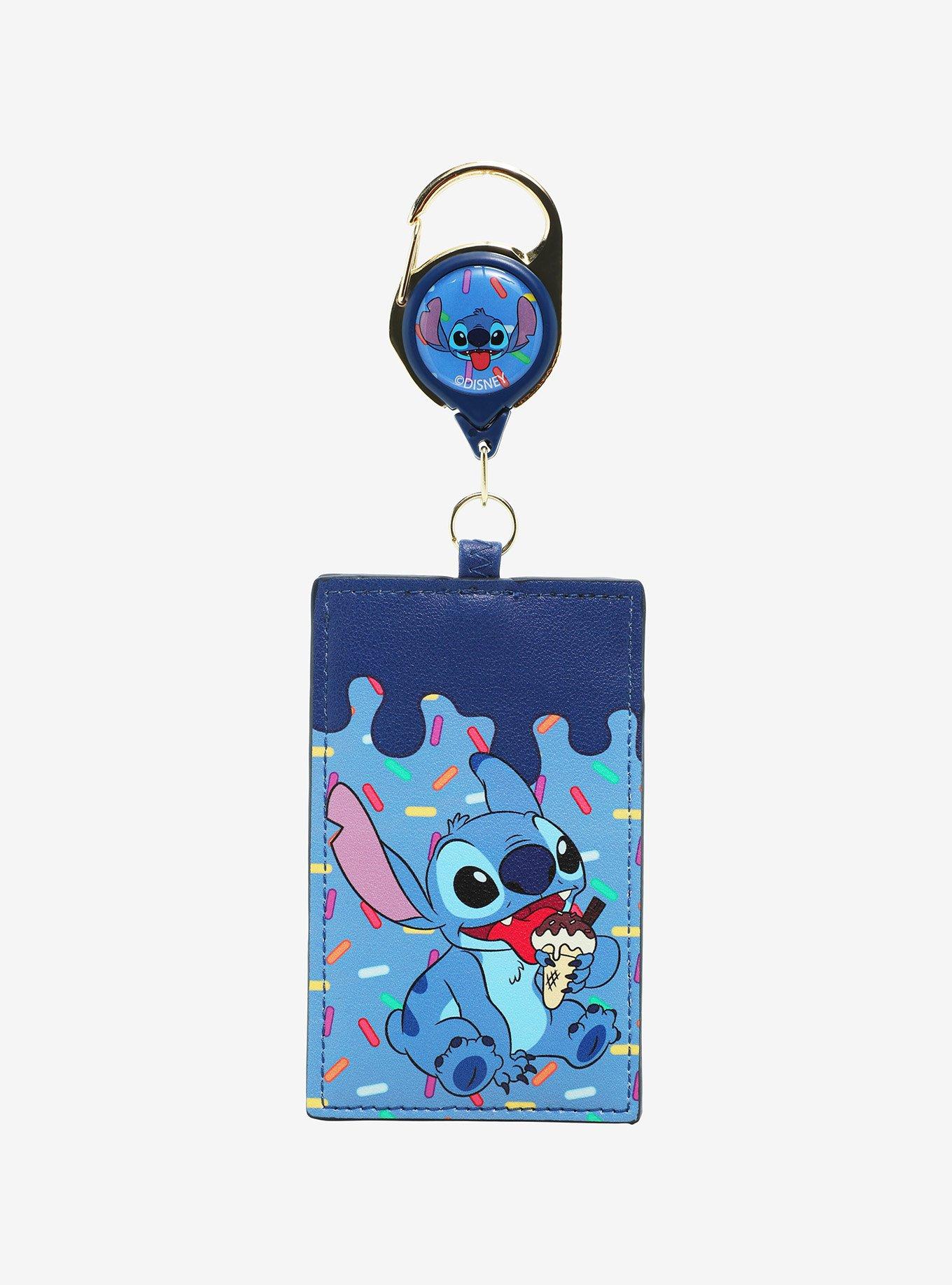 Disney Lilo & Stitch Ice Cream Cone Stitch Sprinkle Retractable Lanyard, , hi-res