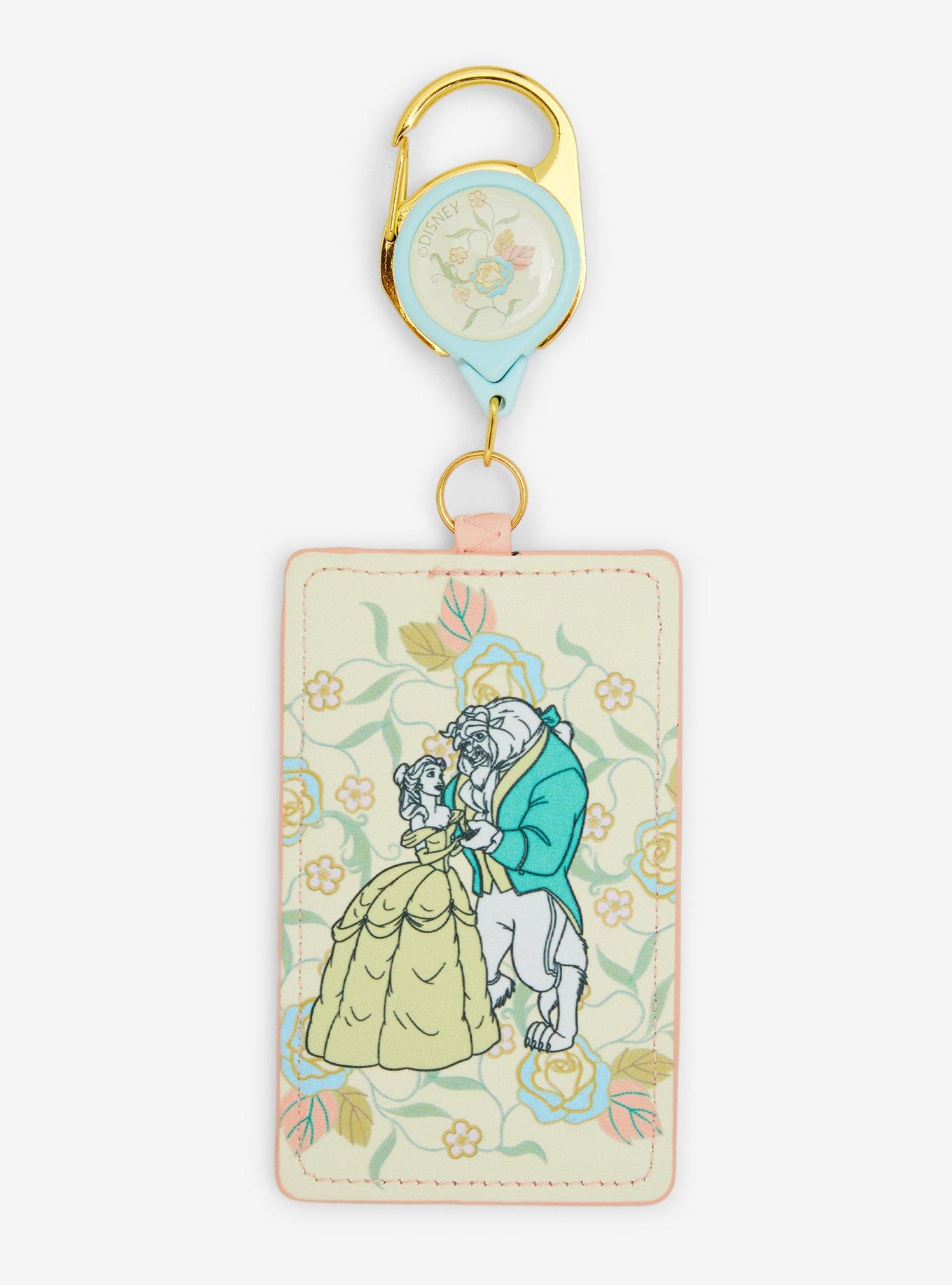 Loungefly Disney Beauty and the Beast Pastel Dance Retractable Lanyard, , hi-res