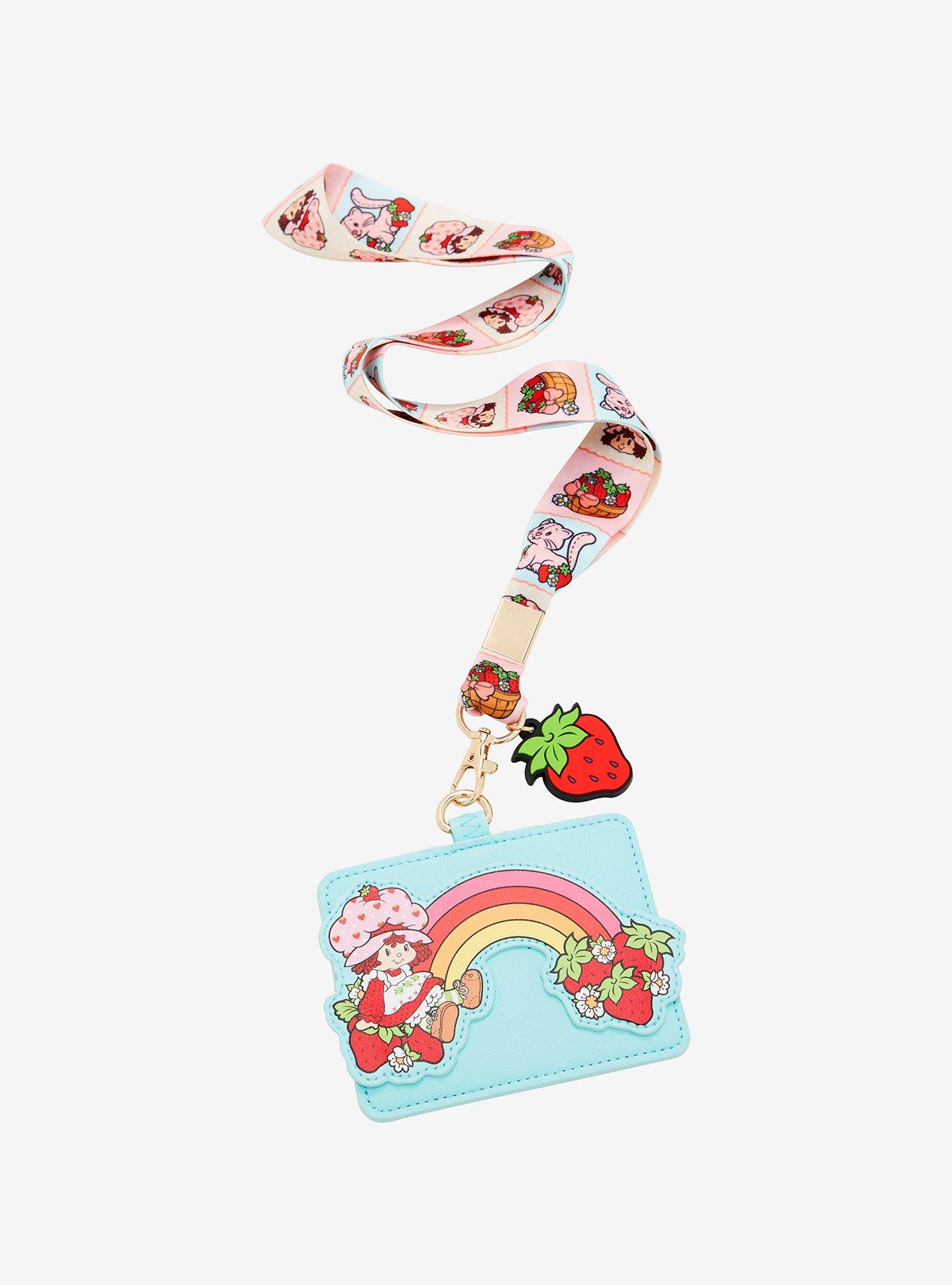 Strawberry Shortcake Rainbow Patchwork Lanyard, , hi-res