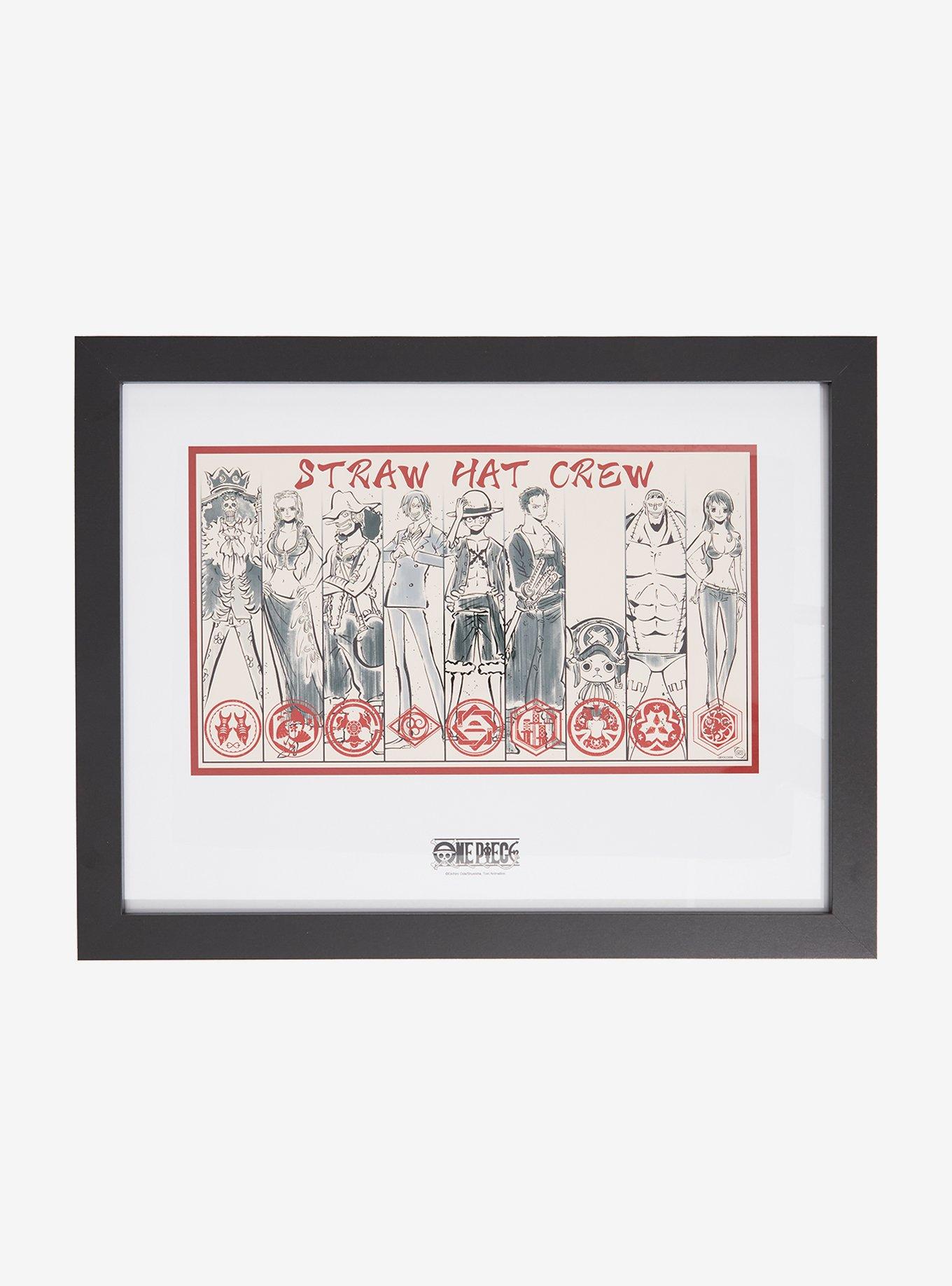 One Piece Straw Hat Crew Framed Wall Art, , hi-res