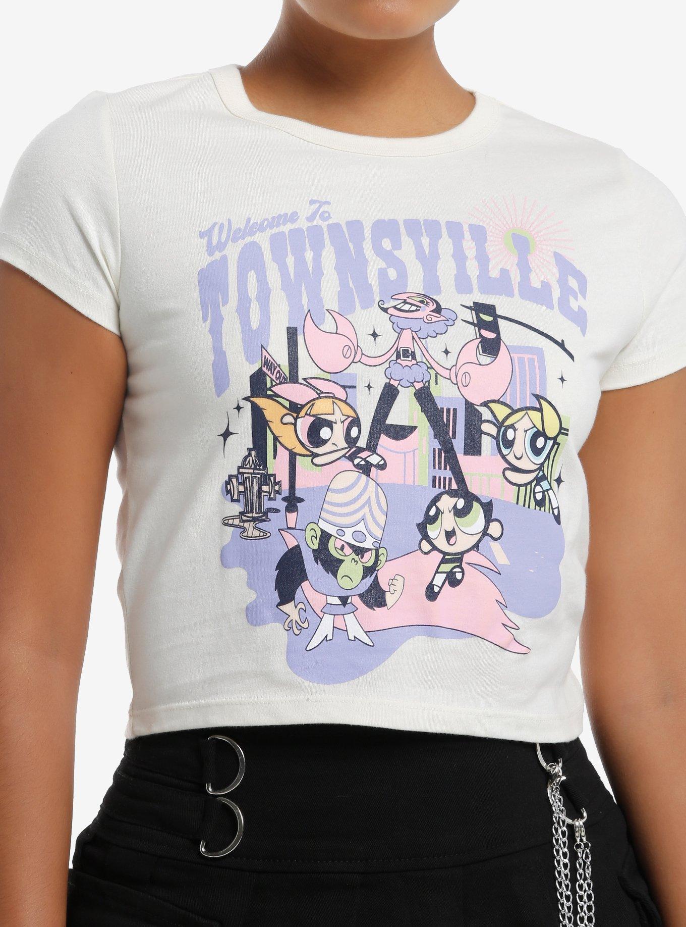 The Powerpuff Girls Townsville Fight Girls Baby T-Shirt, MULTI, hi-res