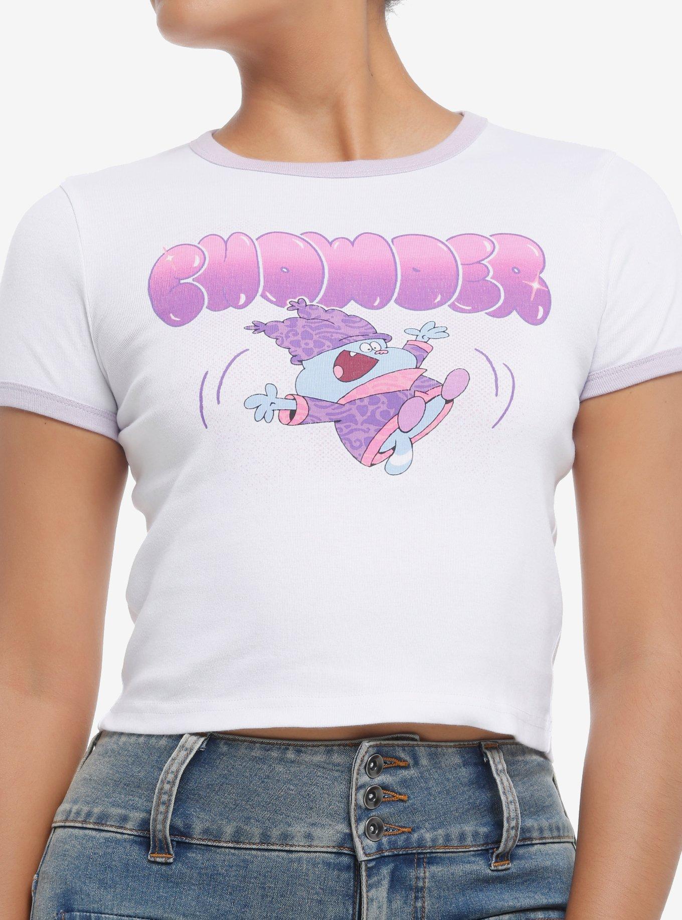 Chowder Jumping Portrait Girls Baby Ringer T-Shirt, , hi-res