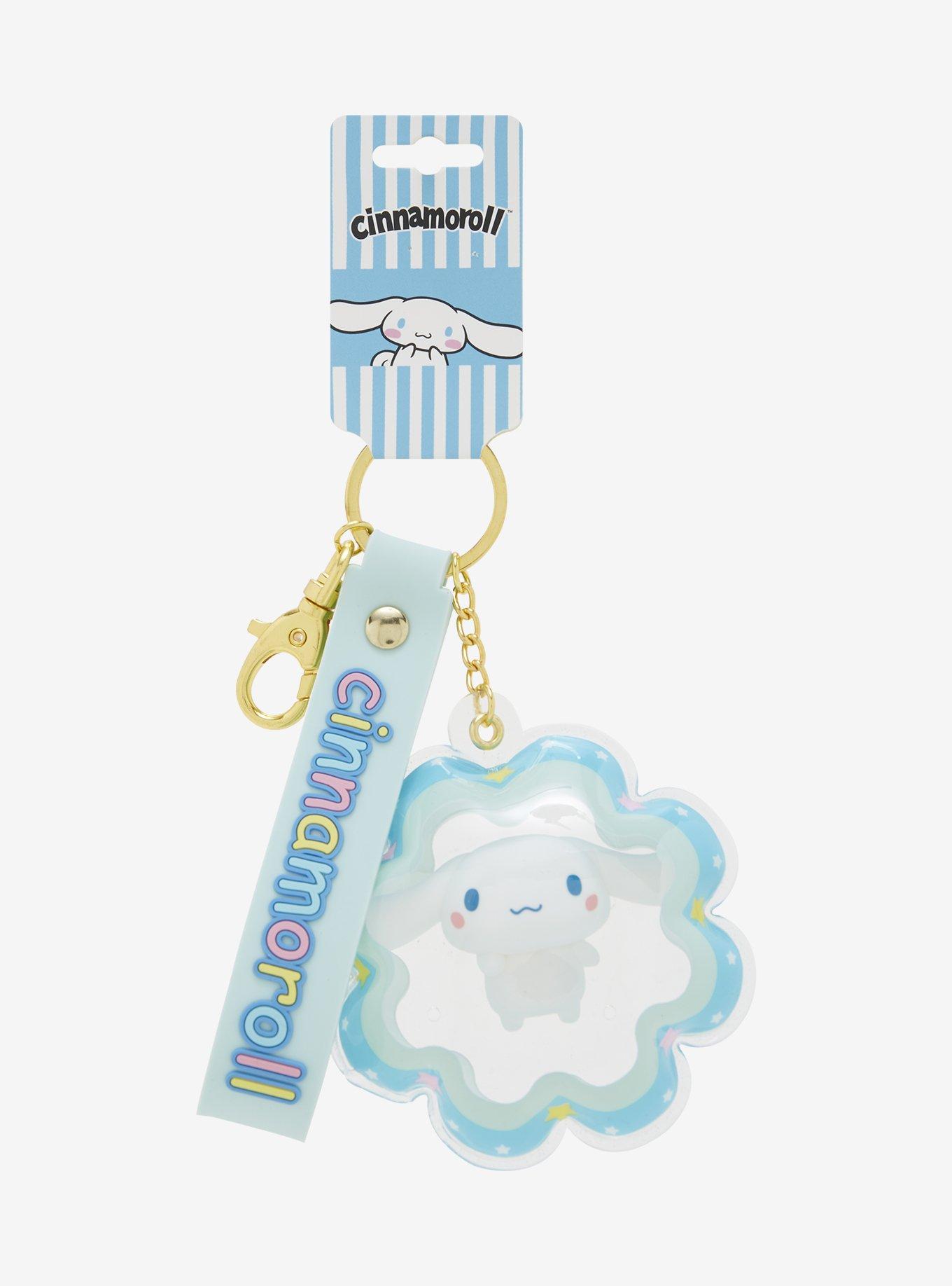 Cinnamoroll Puff Figure Strap Key Chain, , hi-res
