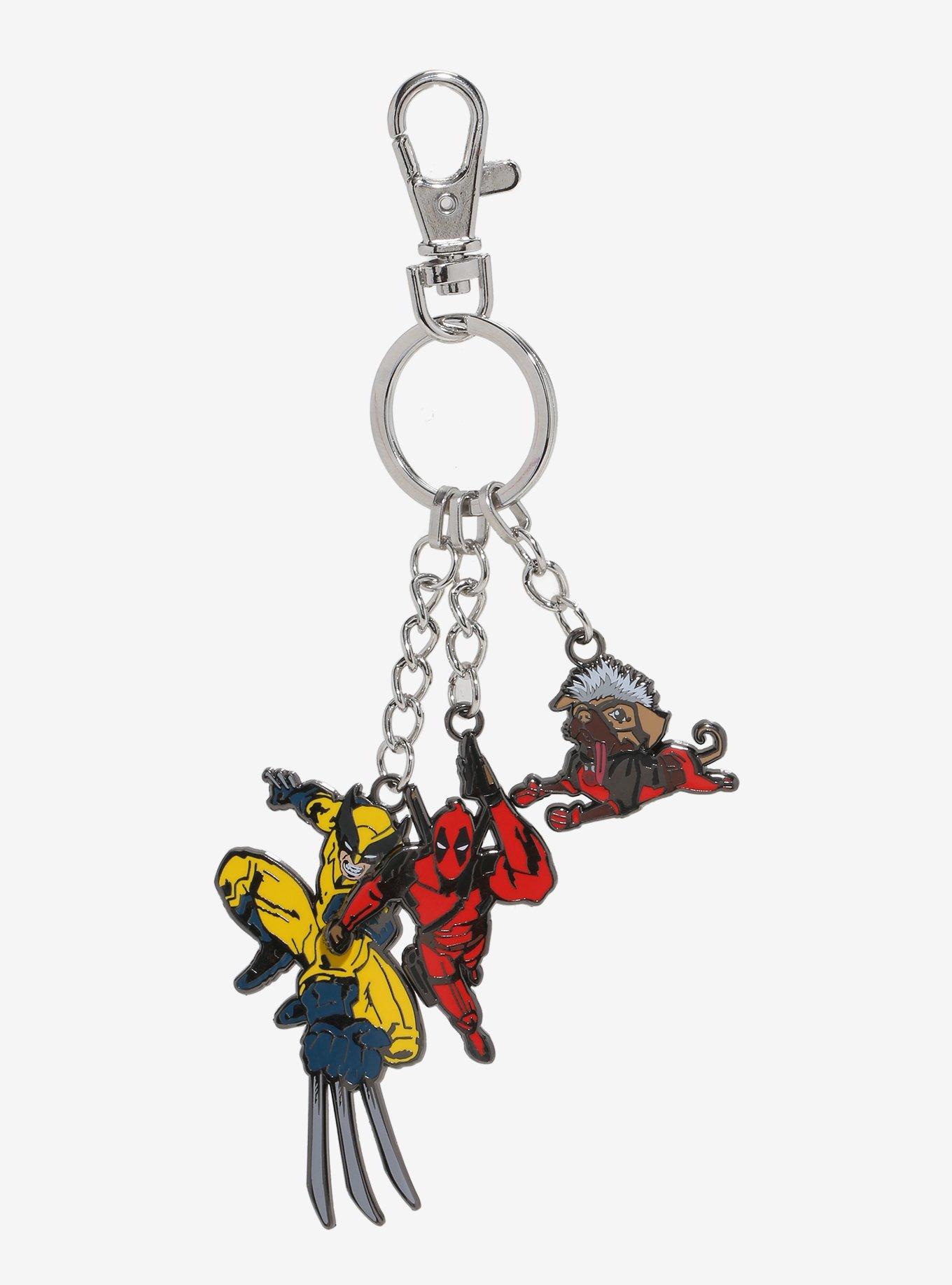 Marvel Deadpool & Wolverine Multi-Charm Key Chain, , hi-res