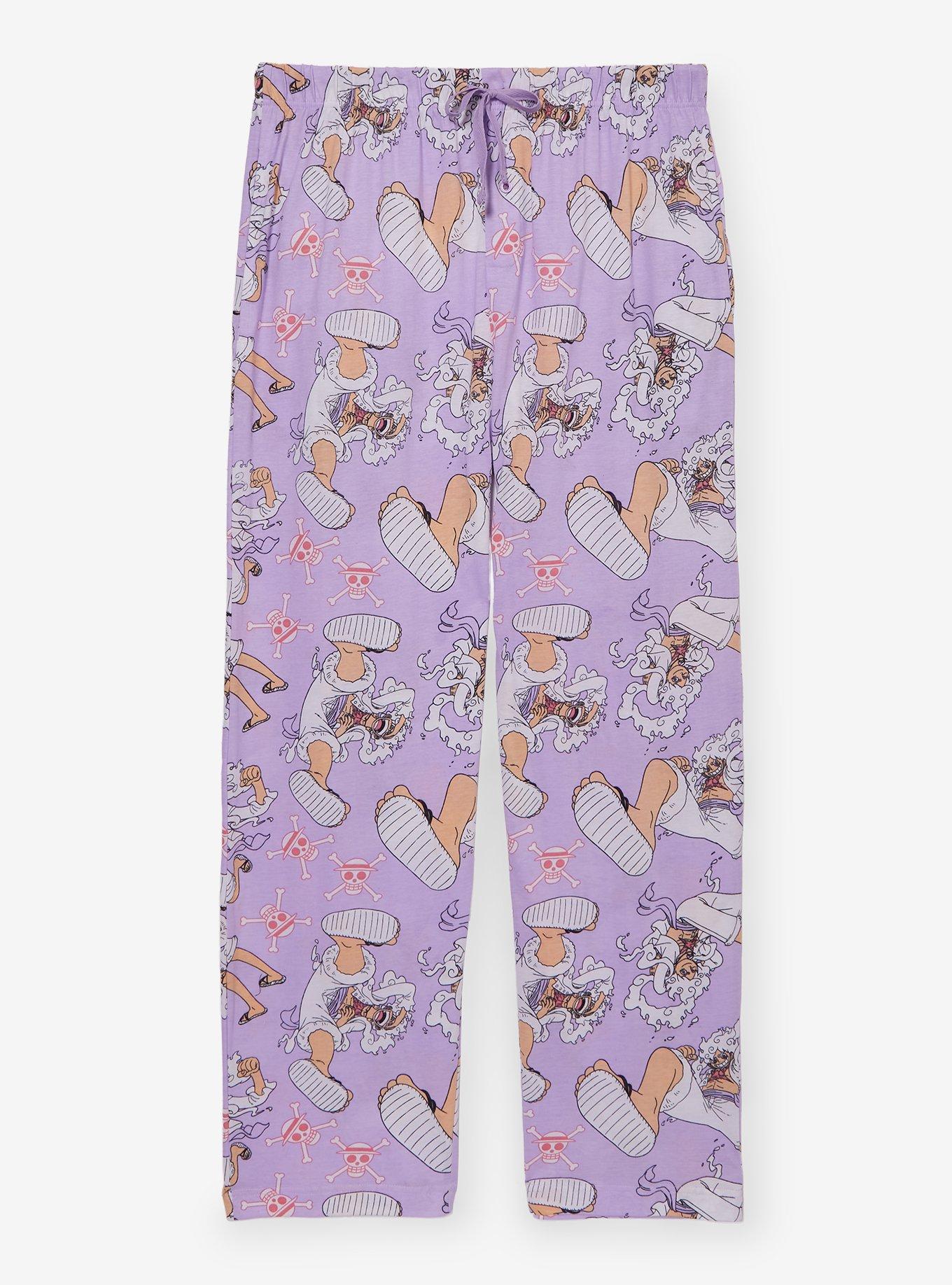 One Piece Monkey D. Luffy Gear 5 Allover Print Sleep Pants