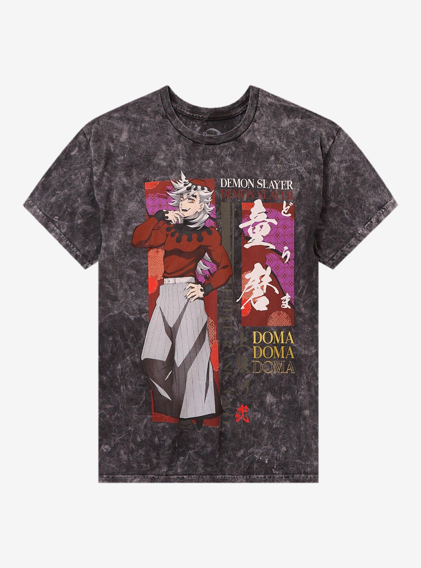 Demon Slayer: Kimetsu No Yaiba Upper Rank Demon Doma Double-Sided T-Shirt, , hi-res