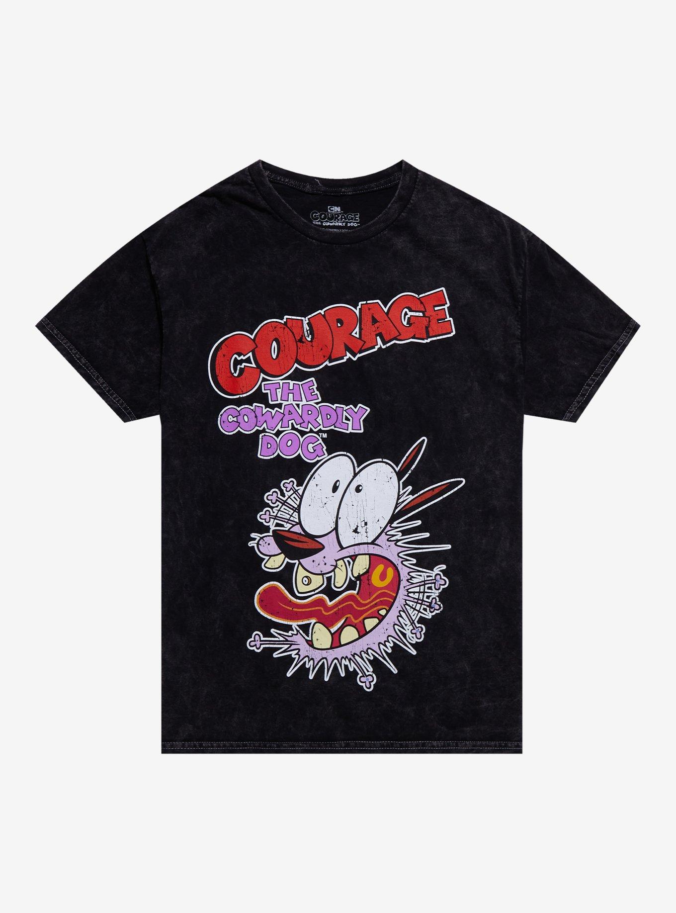 Courage The Cowardly Dog Now What Mineral Wash T-Shirt, , hi-res