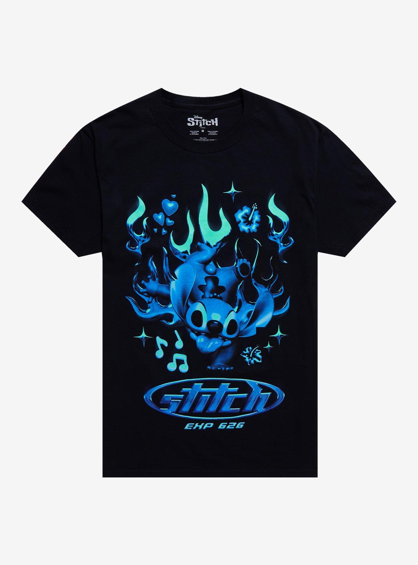 Disney Stitch Flames T-Shirt, , hi-res