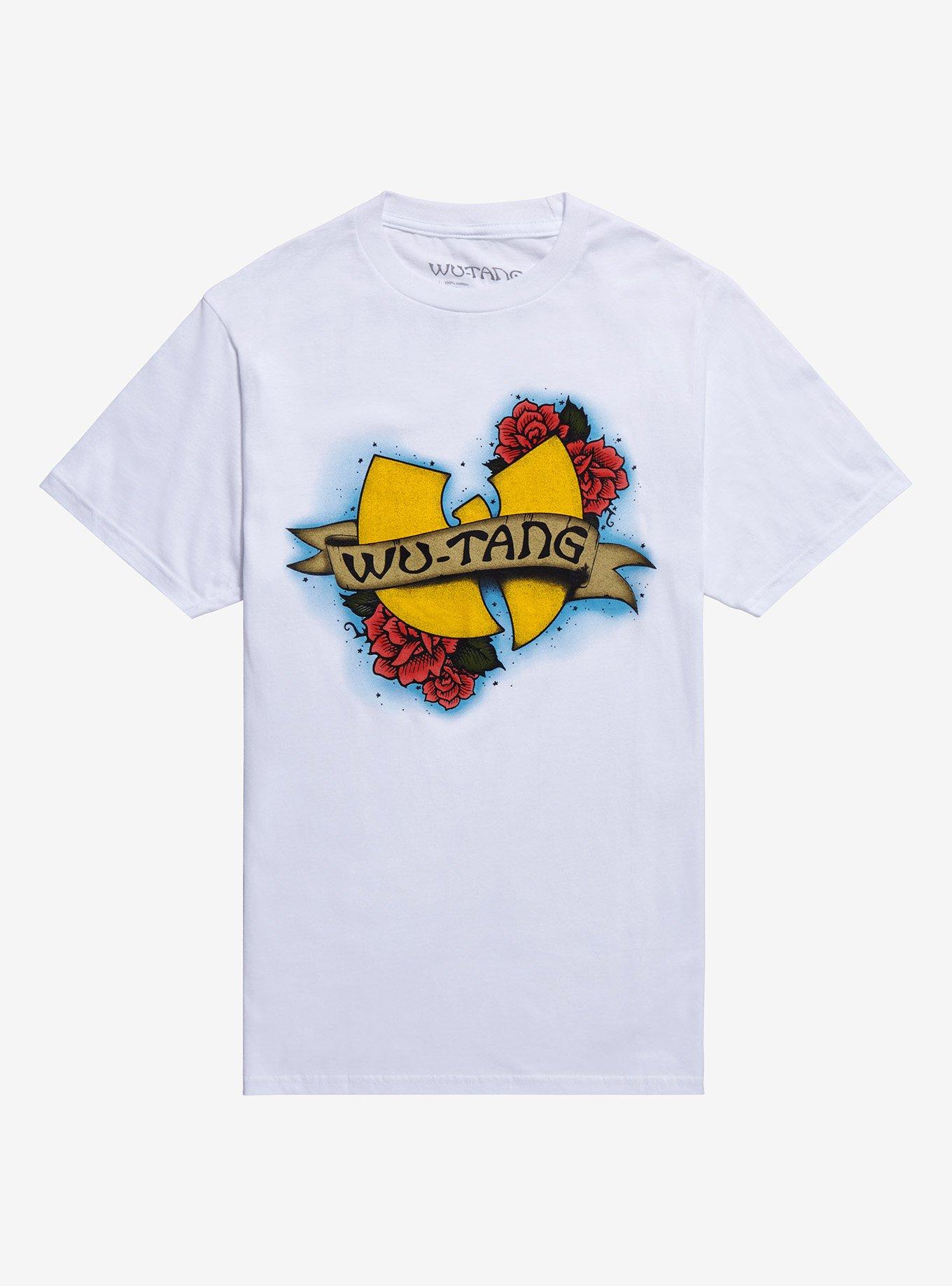 Wu-Tang Clan Roses Tattoo T-Shirt, , hi-res