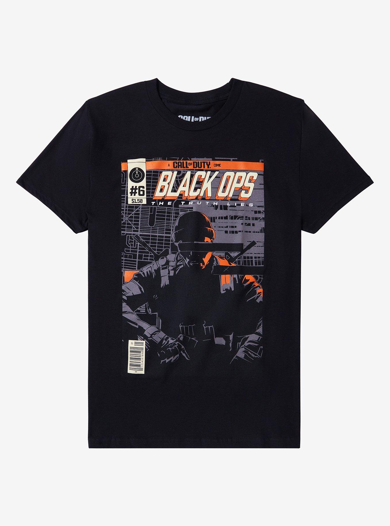 Call Of Duty: Black Ops 6 The Truth Lies Comic T-Shirt | Hot Topic, image size:1360x1836