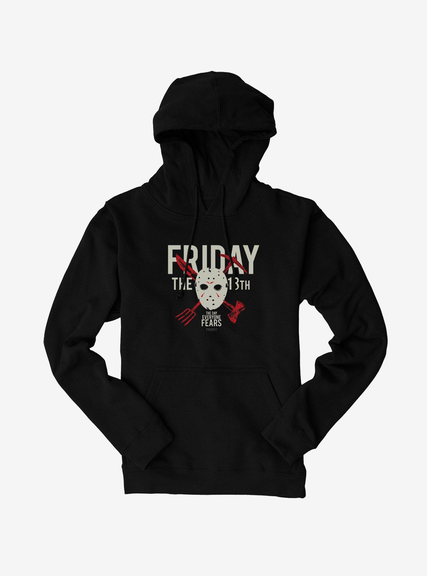 Friday The 13th Everyone Fears Hoodie, BLACK, hi-res