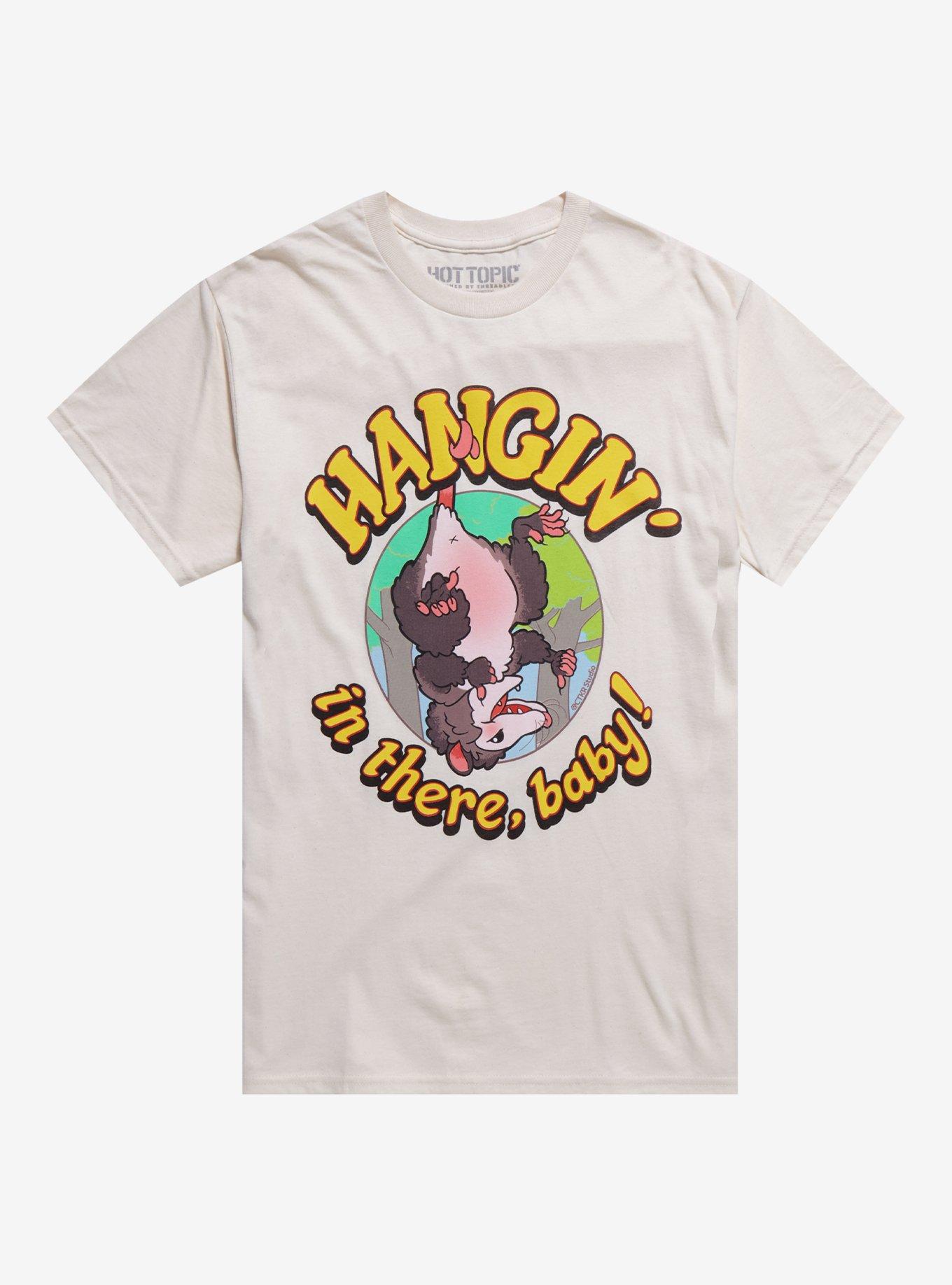 Hang In There Possum T-Shirt By CTKR Studio, , hi-res