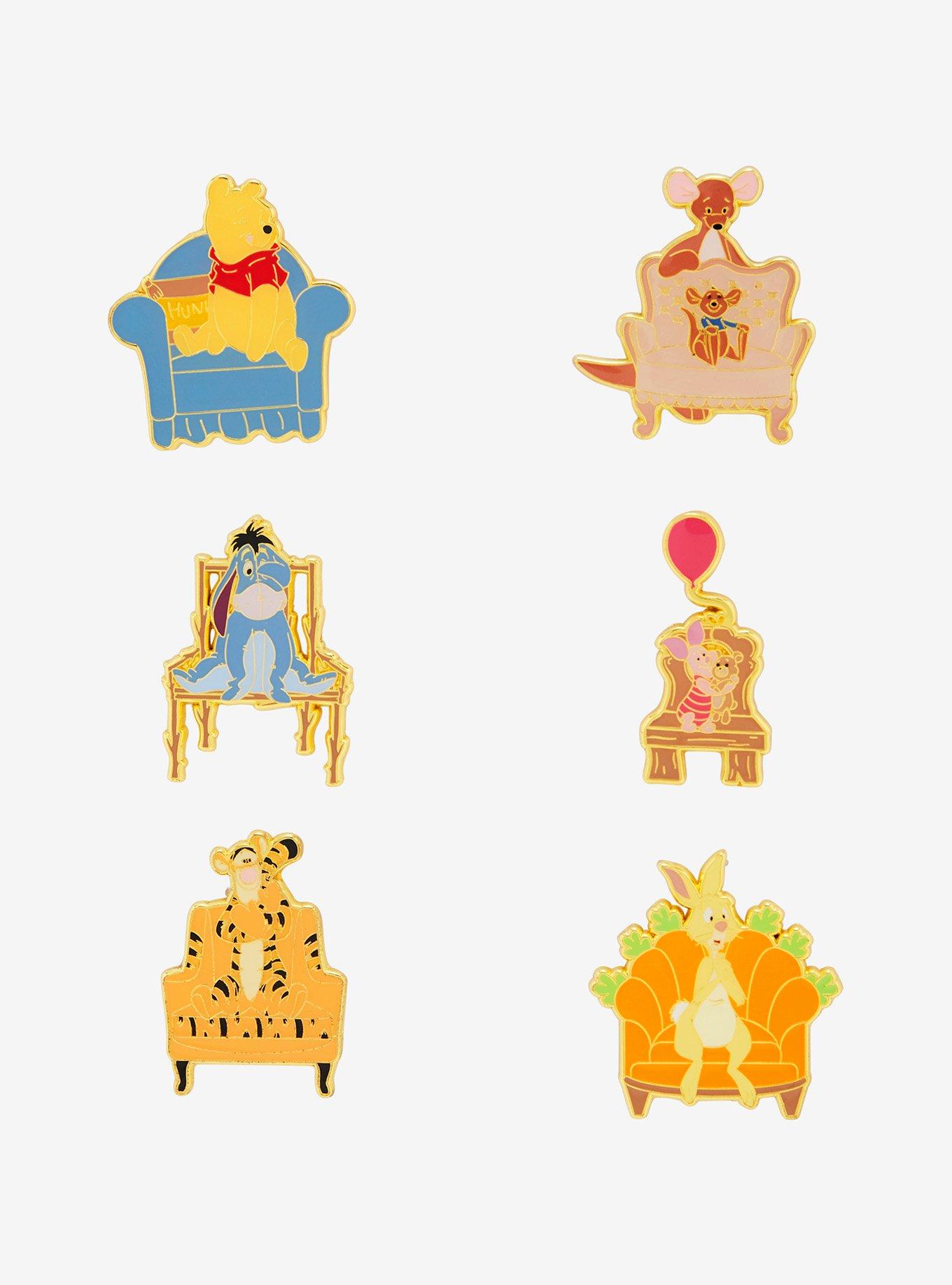 Loungefly Disney Winnie the Pooh Character Chair Assorted Blind Box Enamel Pin, , hi-res