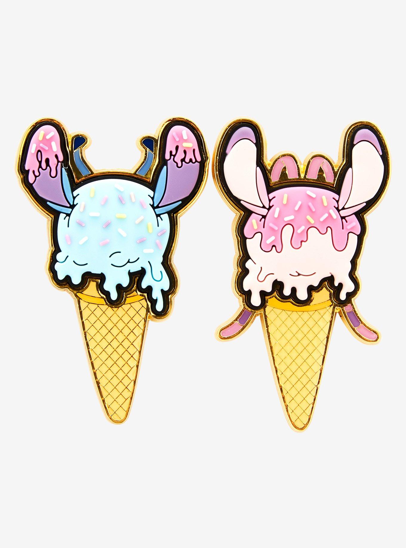 Loungefly Disney Lilo Stitch Angel Stitch Ice Cream Cone