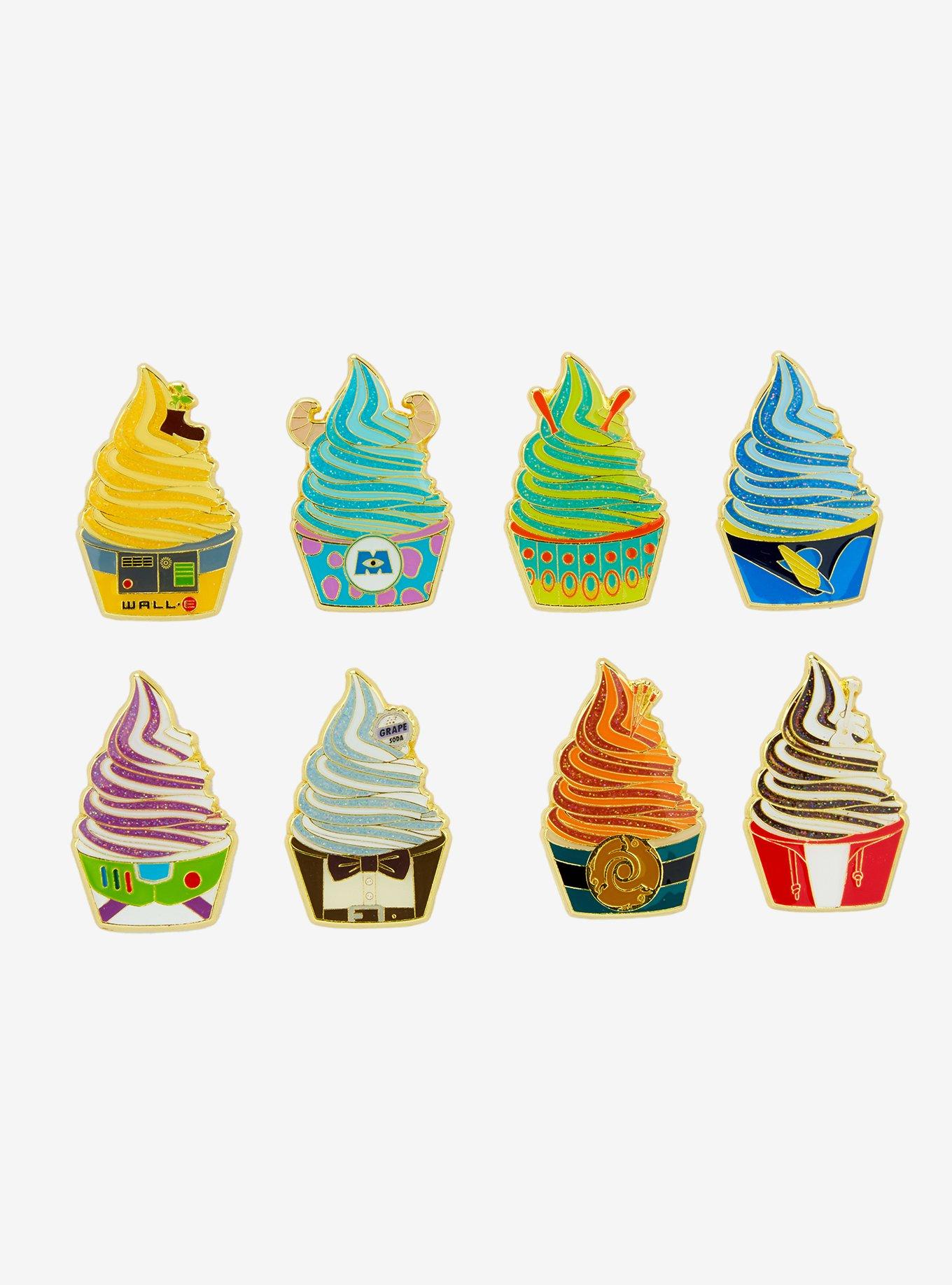 Loungefly Disney Pixar Character Soft Serve Glitter Blind Box Enamel Pin, , hi-res