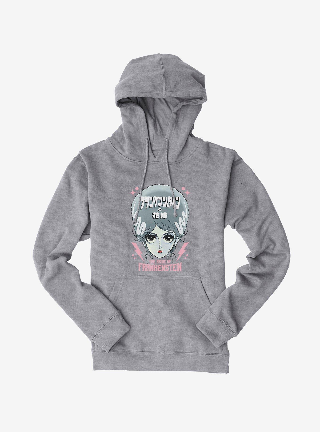 Universal Anime Monsters The Bride Of Frankenstein Portrait Hoodie