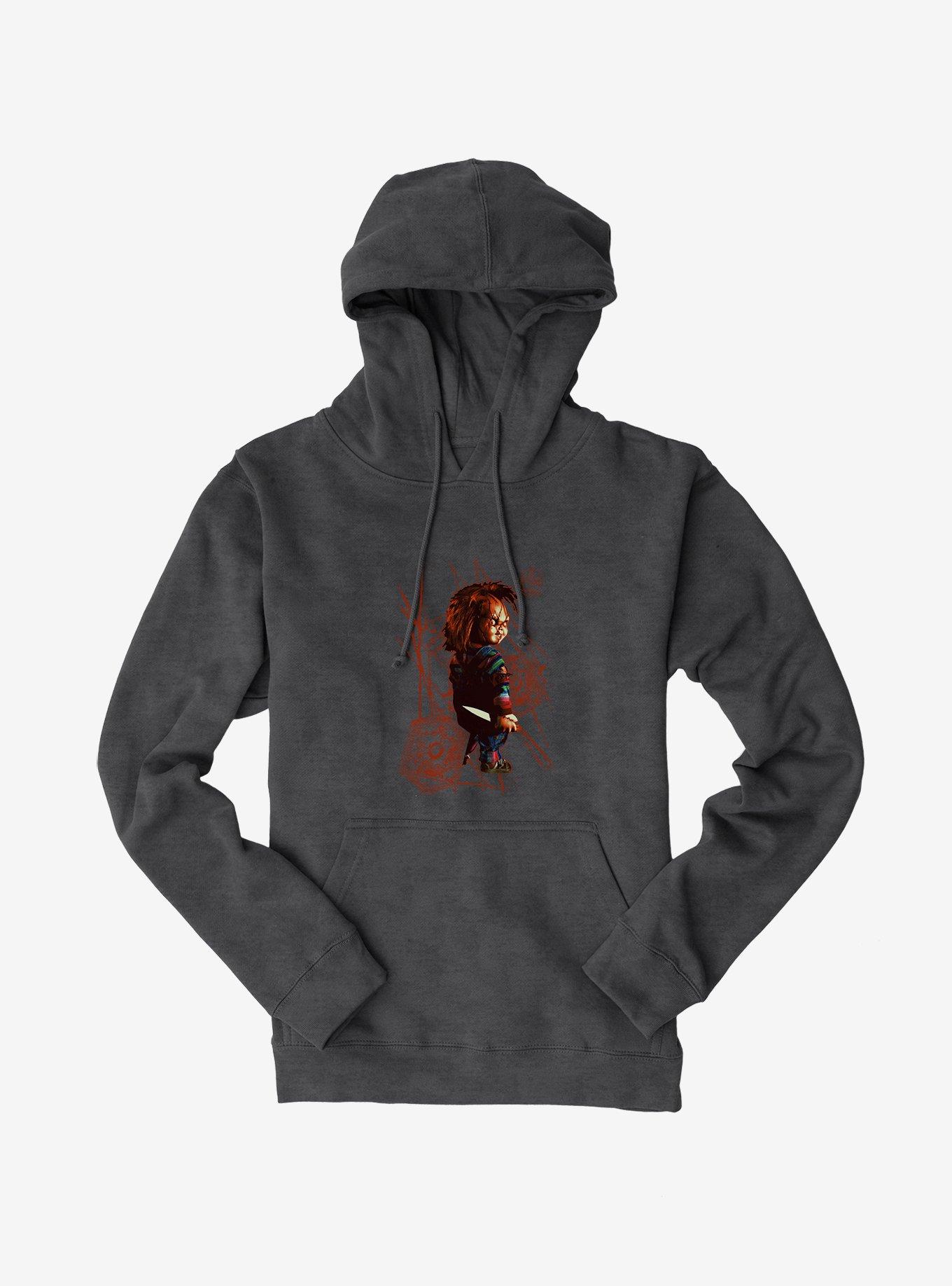 Chucky Holding Knife Hoodie, , hi-res