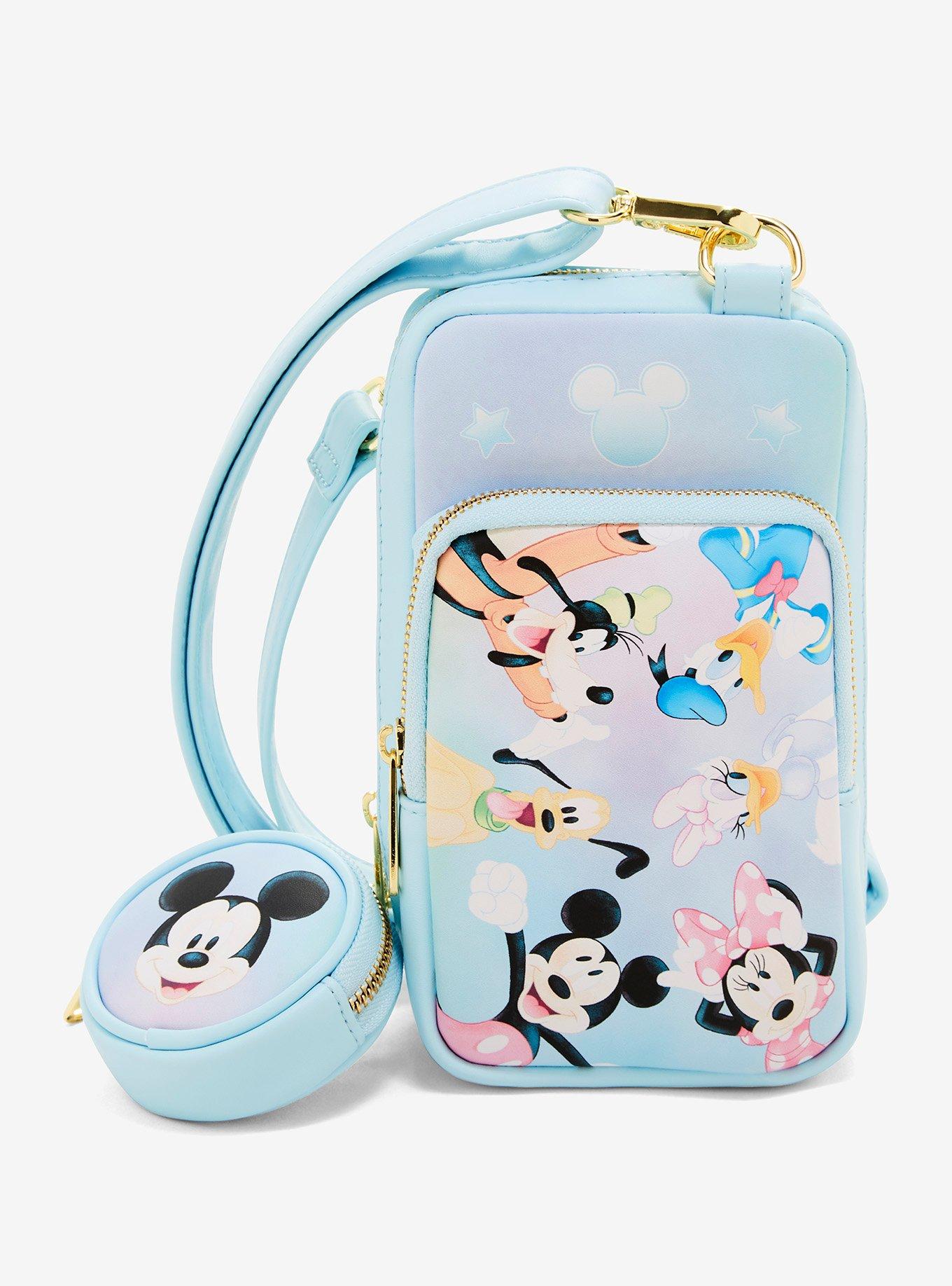 Loungefly Disney Mickey and Friends Crossbody Bag with Coin