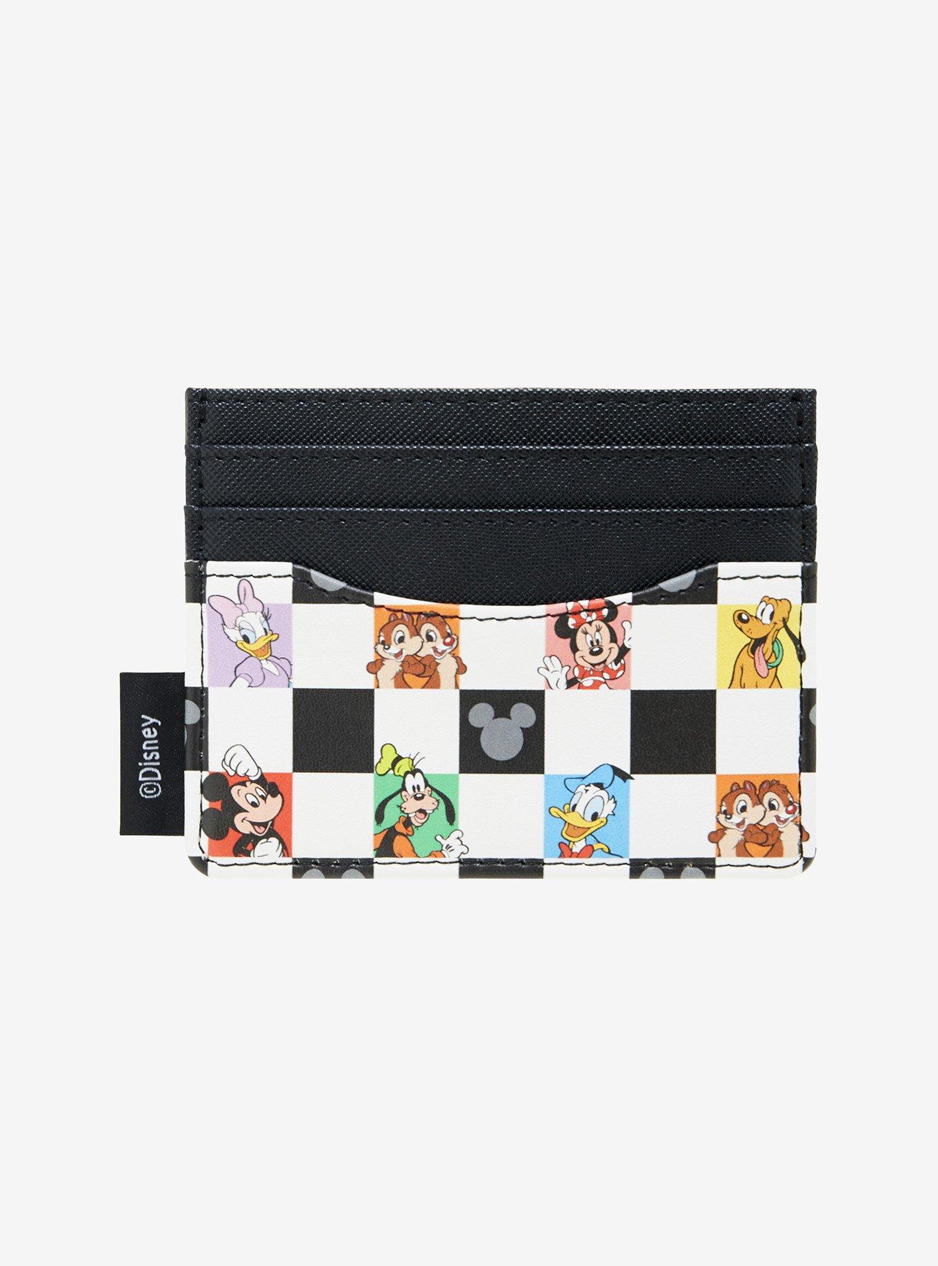 ☆Loungefly☆Mickey Mouse Exclusive Plush Card Holder Loungefly Disney Mickey Mouse Heart Hands Cardholder