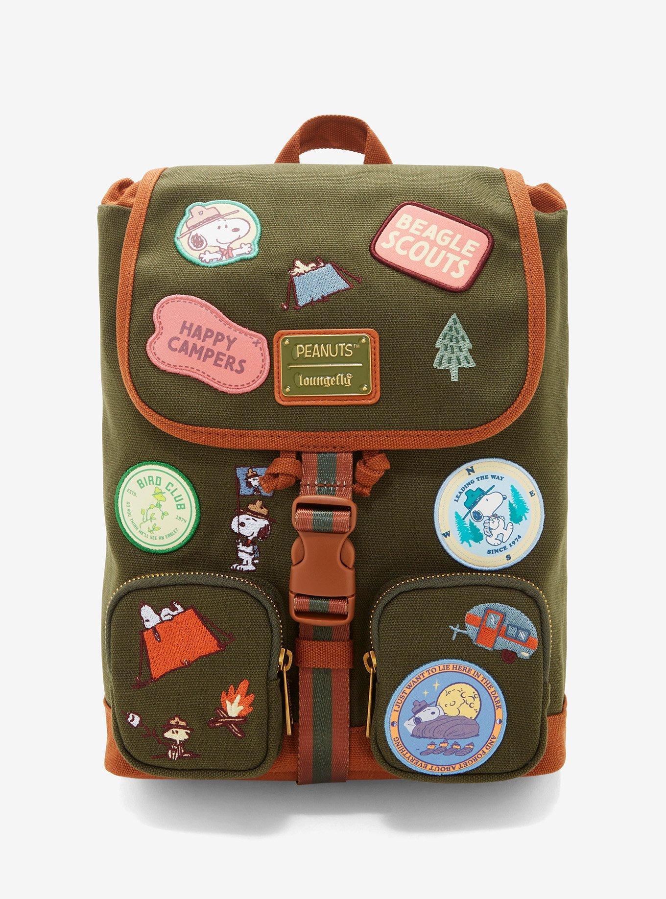 Loungefly Peanuts Snoopy Beagle Scout Canvas Mini Backpack — BoxLunch Exclusive, , hi-res