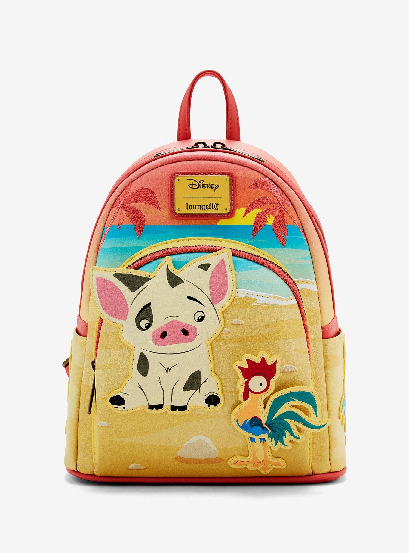 Loungefly Disney Moana Pua & Hei Hei Sunset Mini Backpack — BoxLunch Exclusive, , hi-res