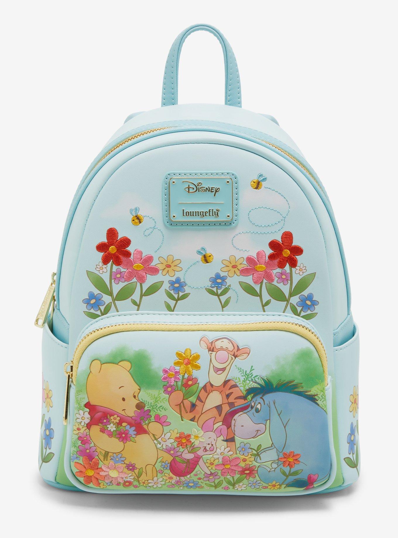 【Lounge Fly】Winnie Pooh Cosplay Folk Floral Mini Backpack Winnie the Pooh Cosplay Folk Floral Mini Backpack