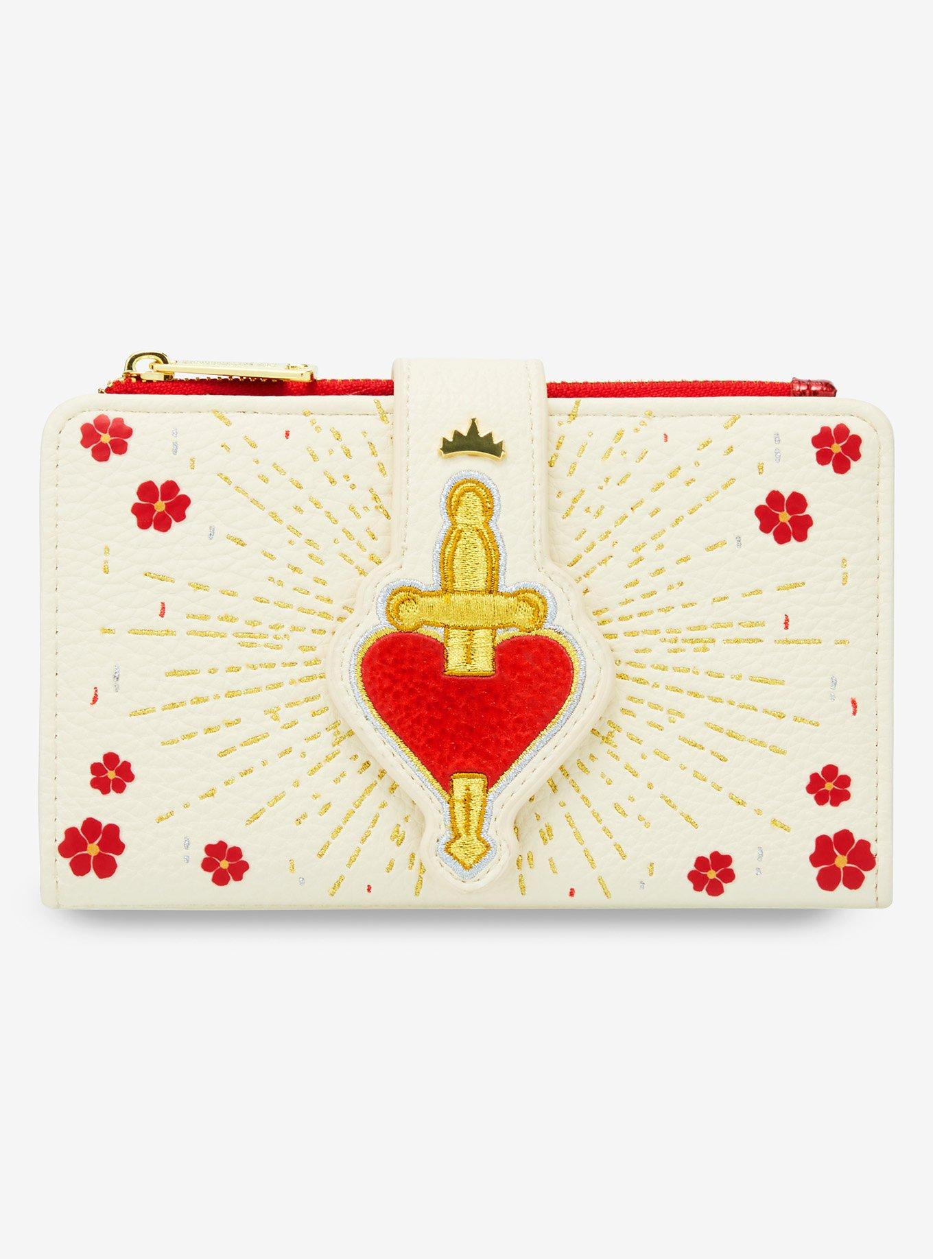 Loungefly Disney Snow White and the Seven Dwarfs Evil Queen Heart Wallet - BoxLunch Exclusive, , hi-res