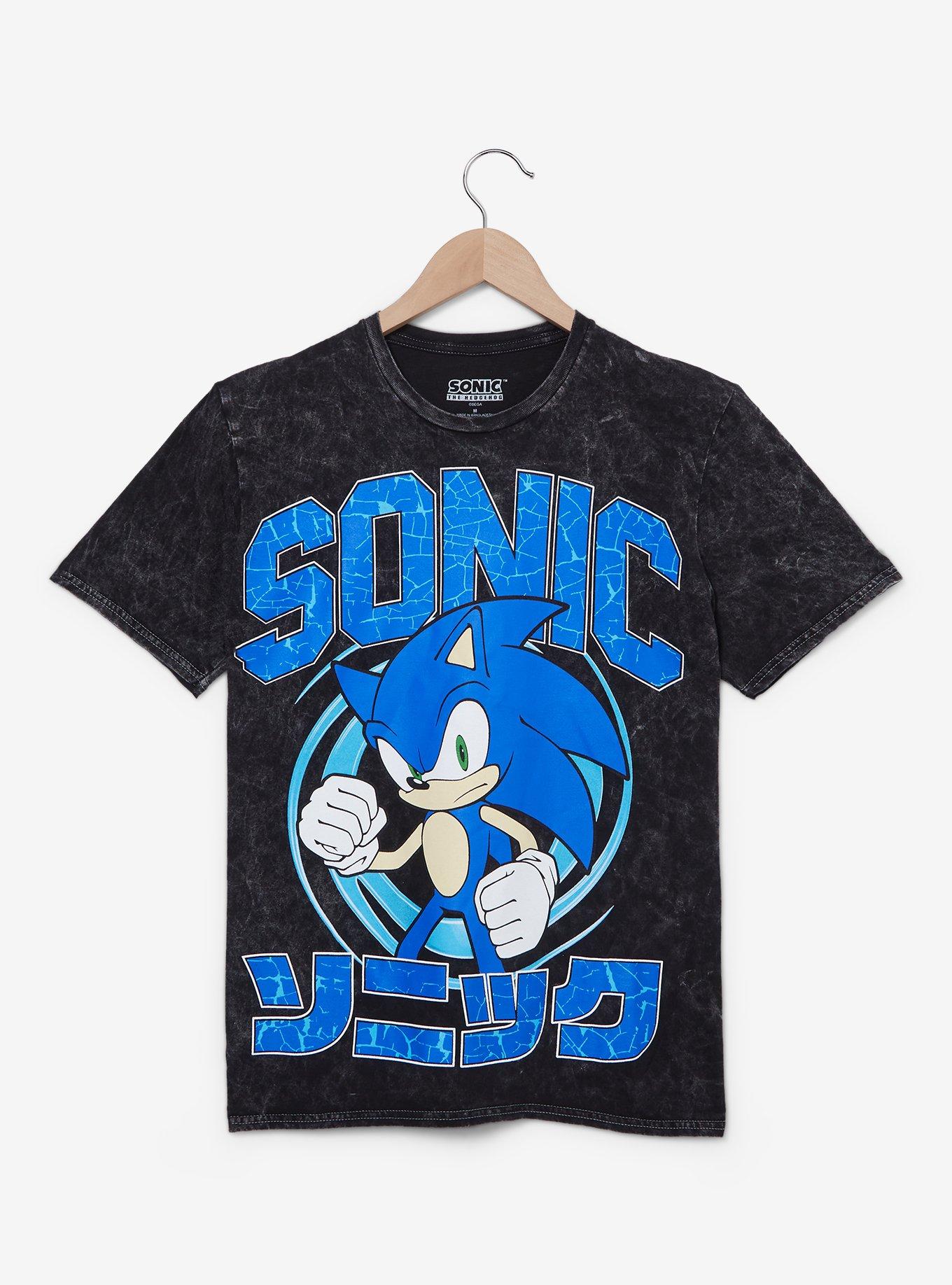 Sonic the Hedgehog Sonic Mineral Wash T-Shirt - BoxLunch Exclusive, , hi-res