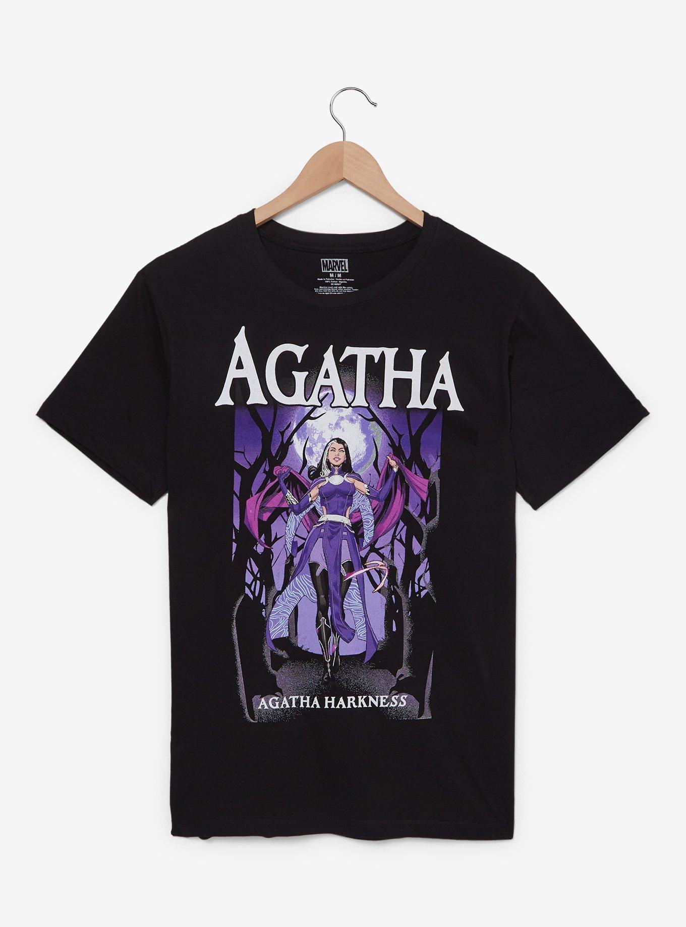 Marvel Agatha Harkness Witches Road T-Shirt &mdash; BoxLunch Exclusive, BLACK, hi-res