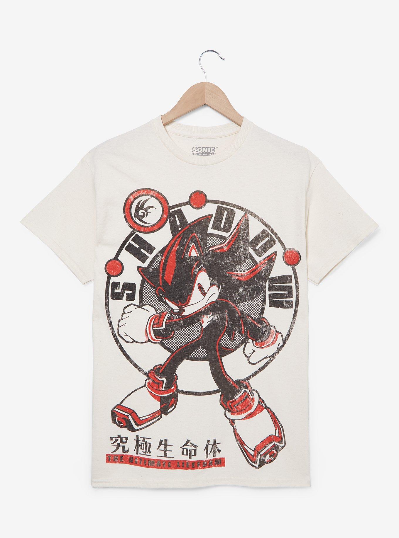 Sonic the Hedgehog Shadow Faded Portrait T-Shirt - BoxLunch