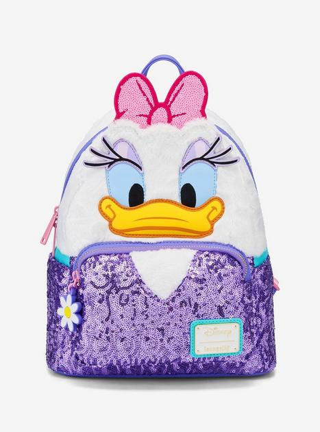 ☆Loungefly☆Duck 85th Sequin Quilted Crossbody Bag Daisy Duck 85th Anniversary Sequin Quilted Crossbody Bag
