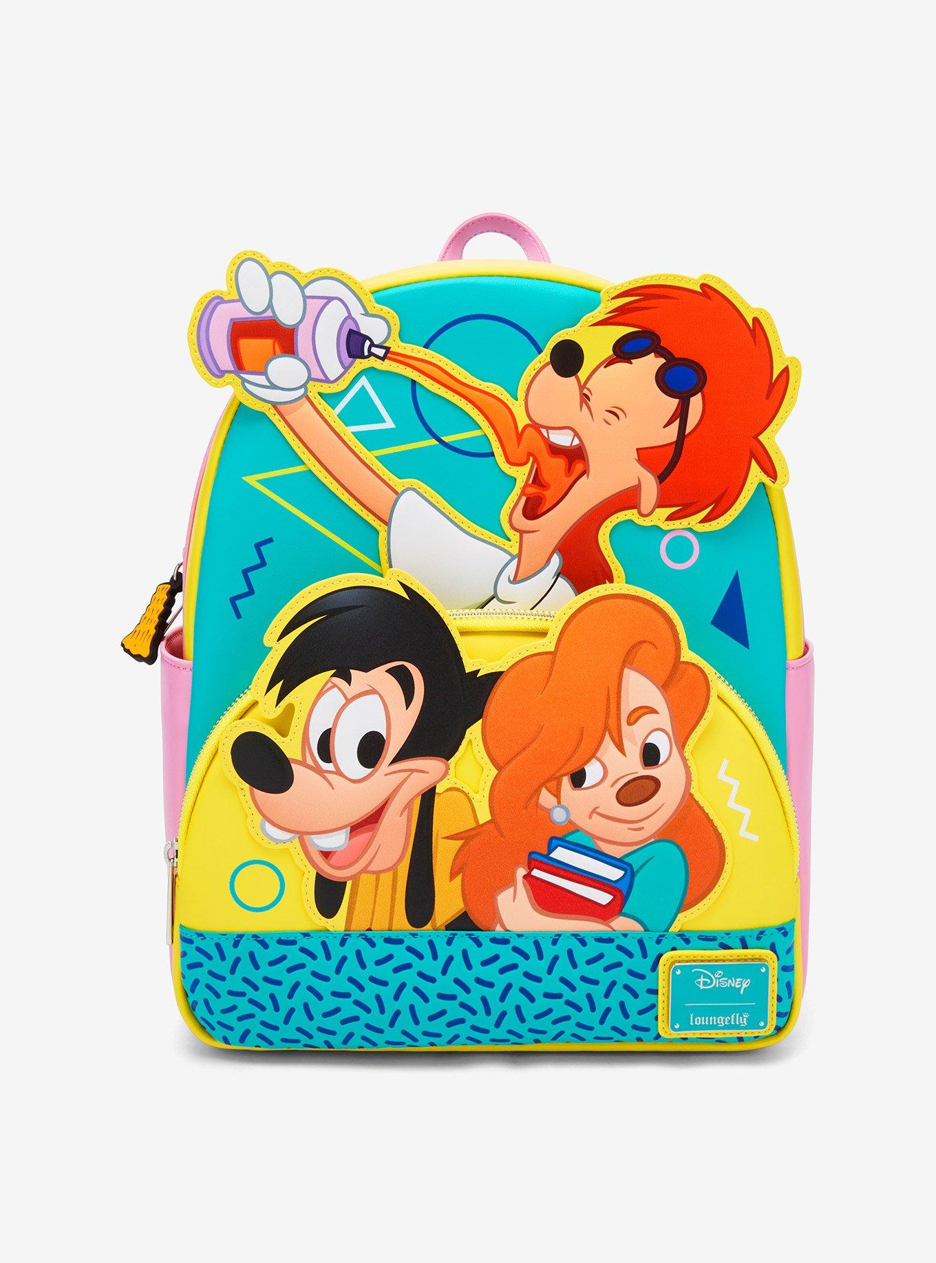 GOOFY カラフルフード付きリュック　レア商品 Loungefly Disney A Goofy Movie Characters Color Block Mini