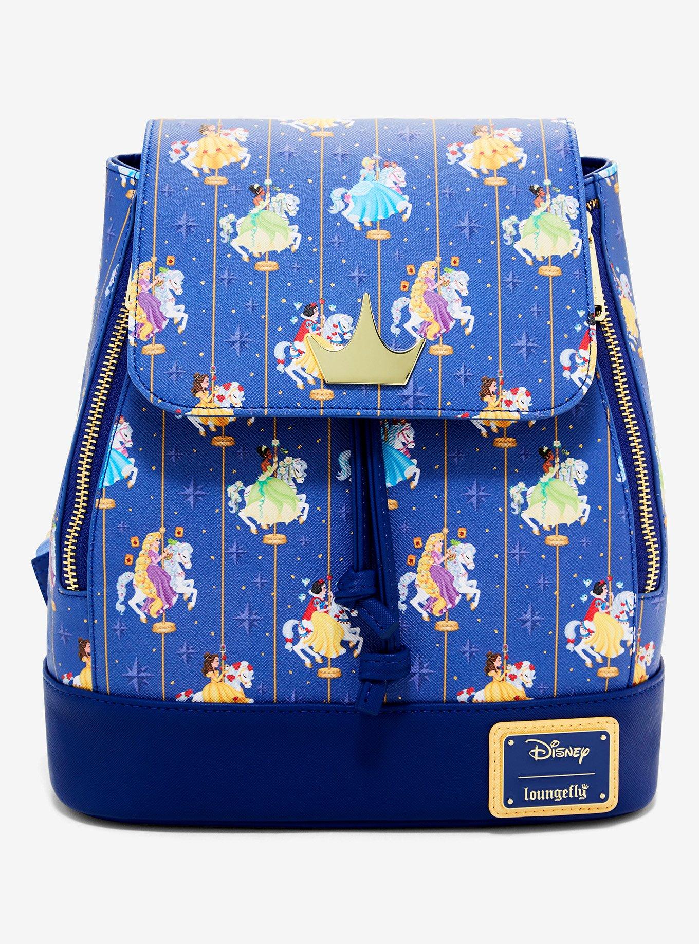 Loungefly Disney Princess Carousel Allover Print Mini  display picture 3