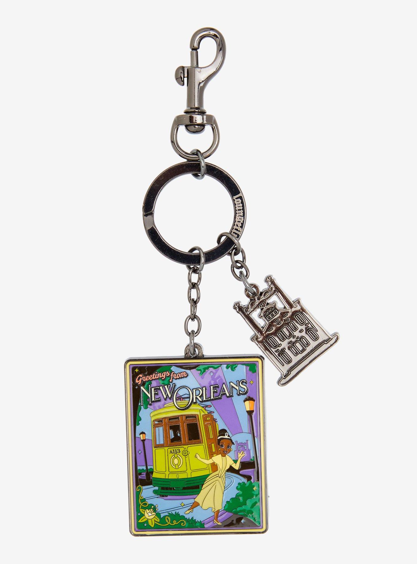 Loungefly Disney The Princess and the Frog New Orleans Tourist Multi Keychain, , hi-res